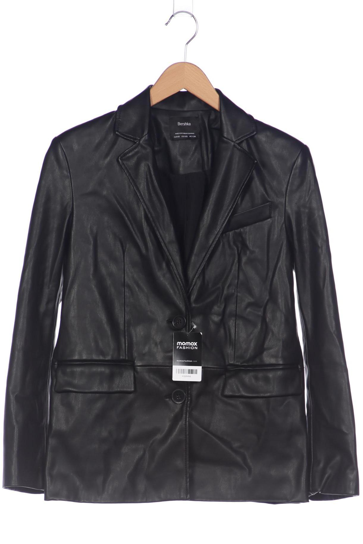 

bershka Damen Jacke, schwarz, Gr. 34