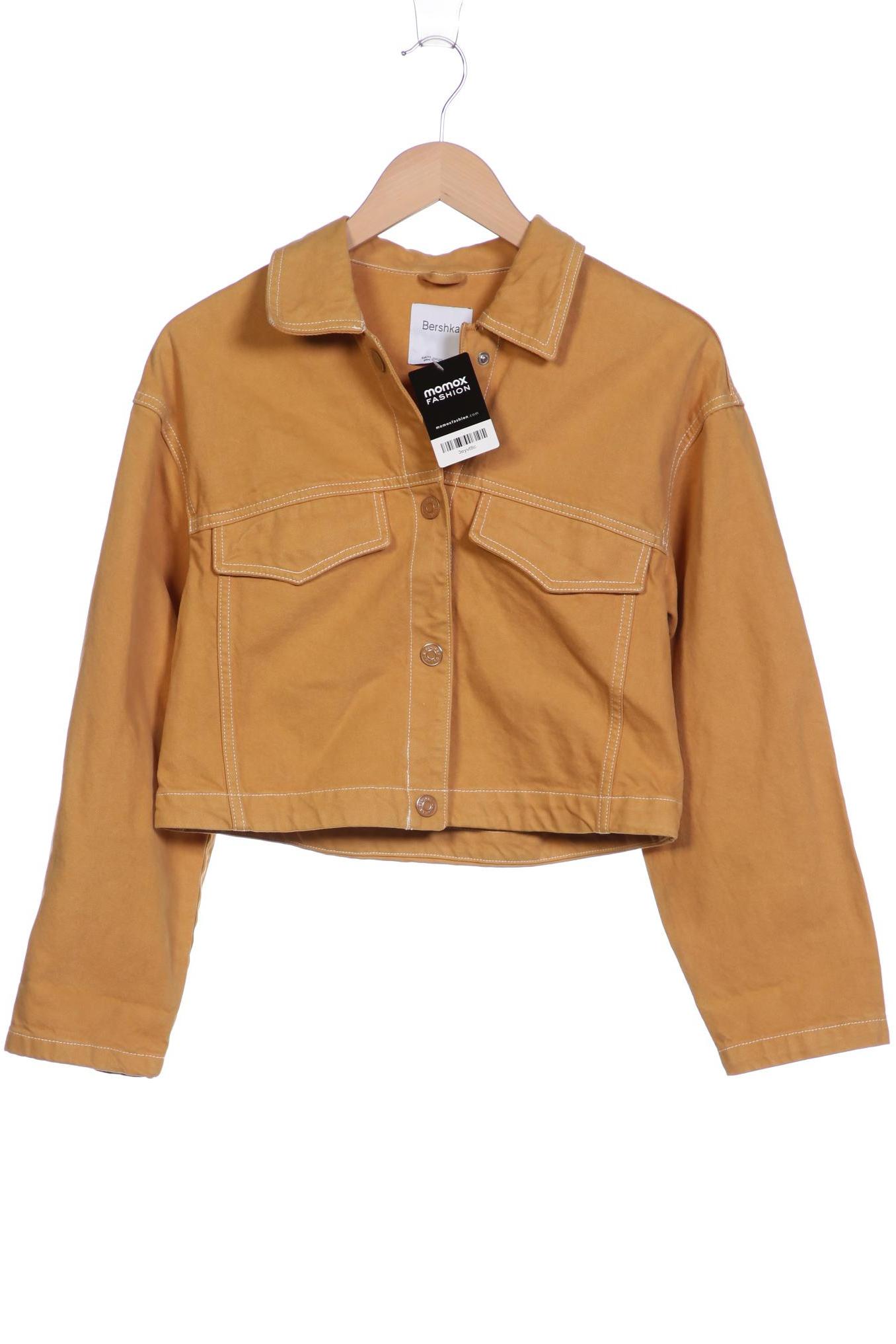 

bershka Damen Jacke, beige, Gr. 34
