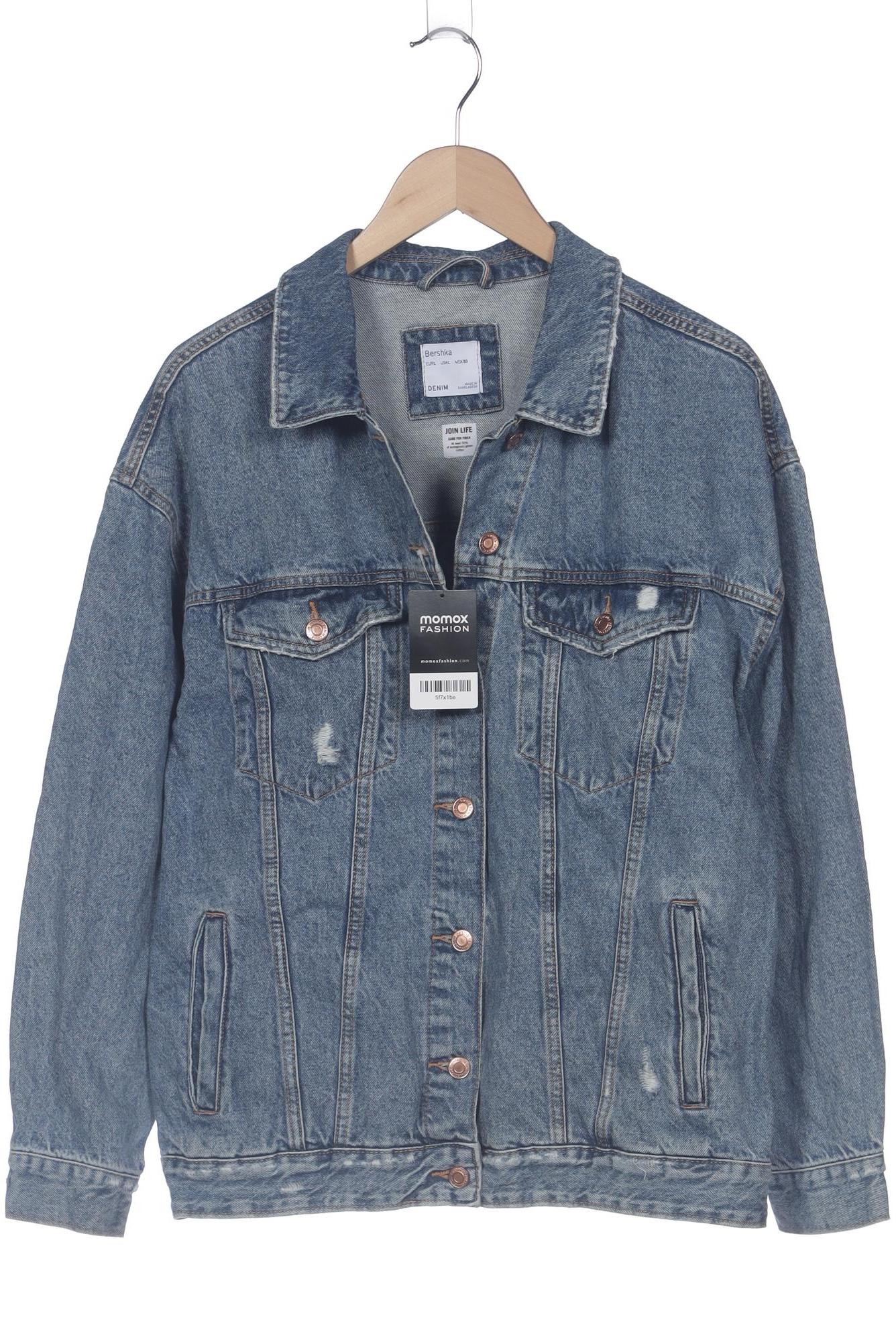 

bershka Damen Jacke, blau, Gr. 42