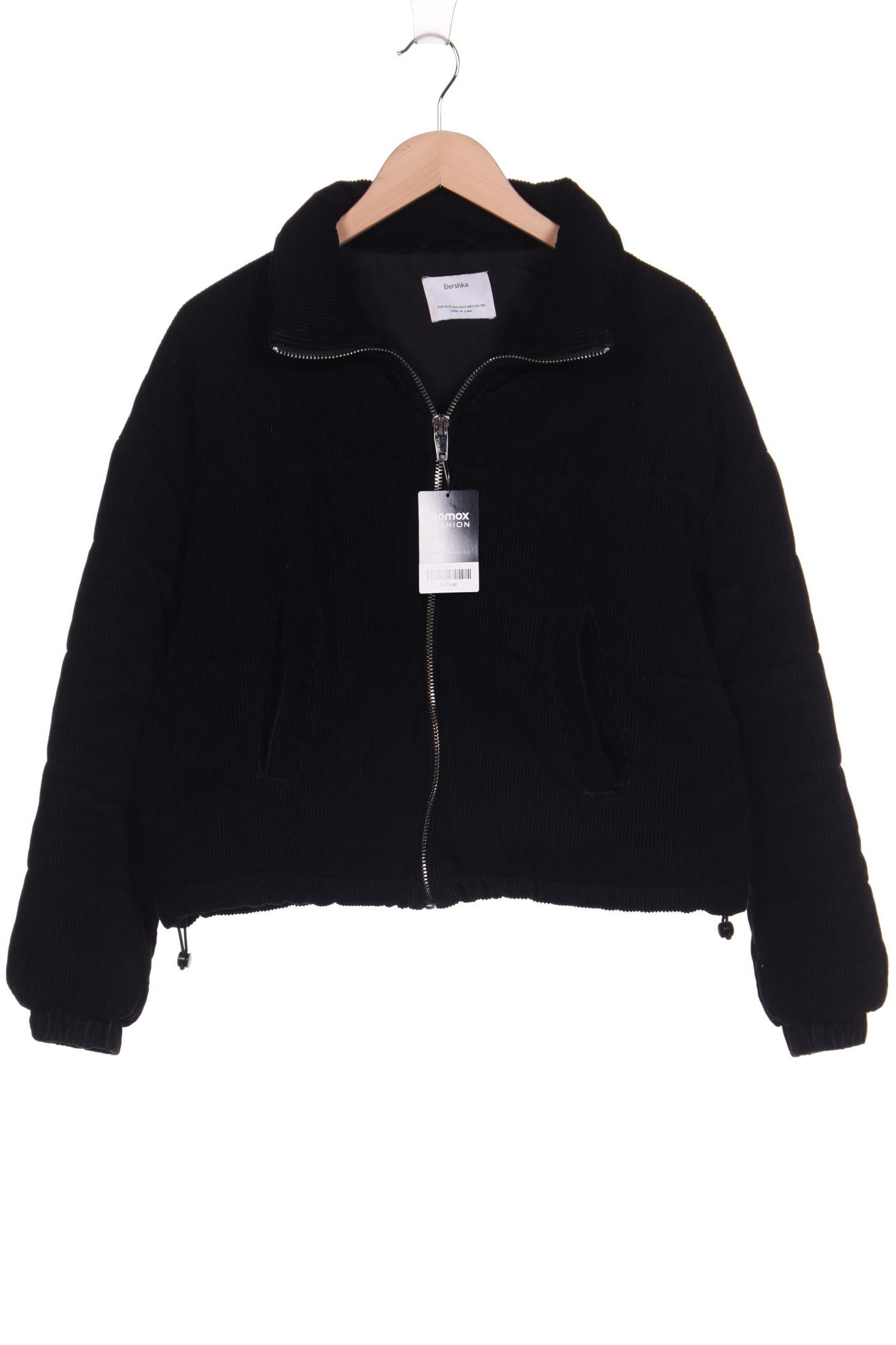 

bershka Damen Jacke, schwarz, Gr. 34