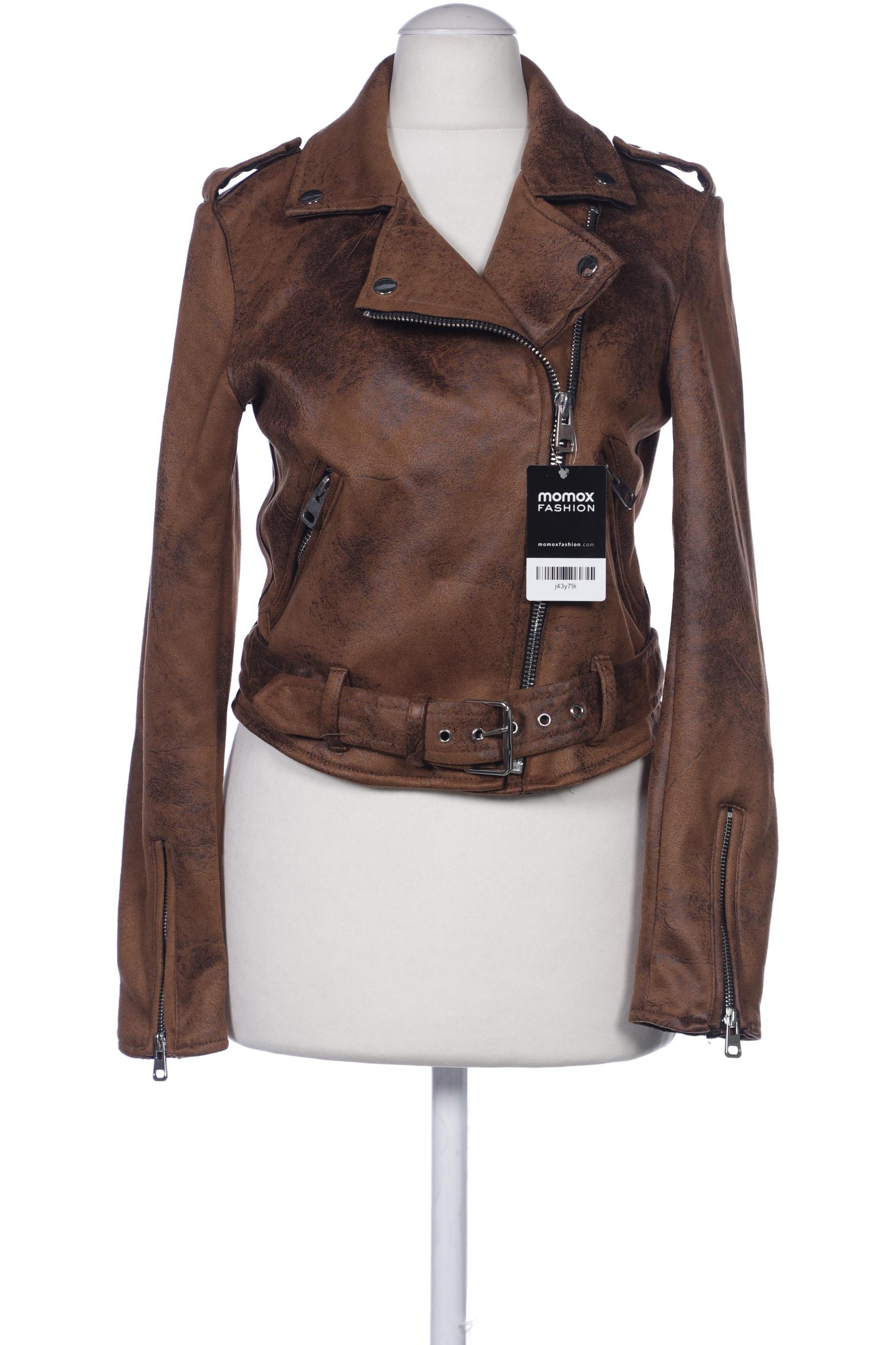 

bershka Damen Jacke, braun, Gr. 36