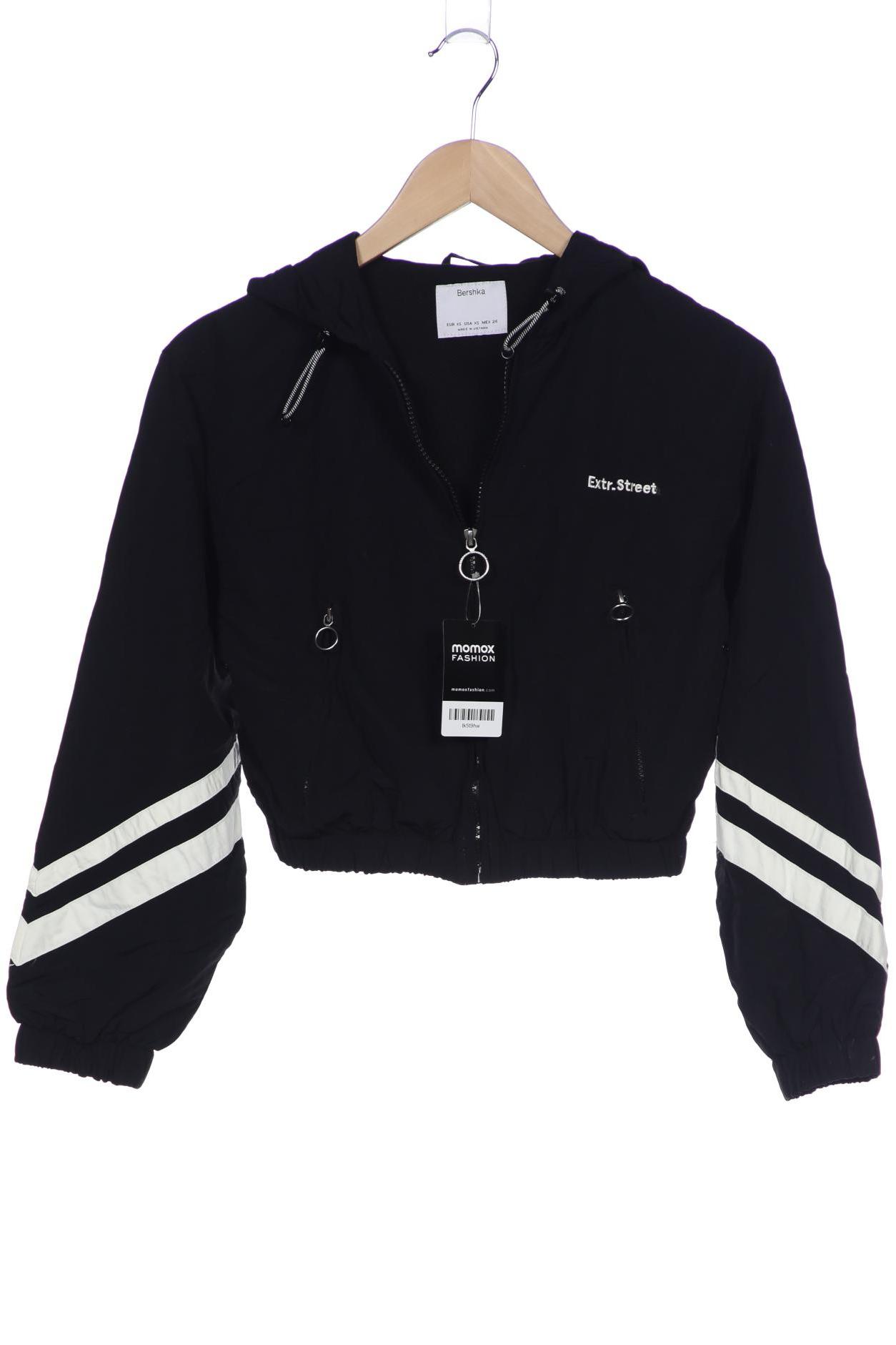 

bershka Damen Jacke, schwarz, Gr. 34