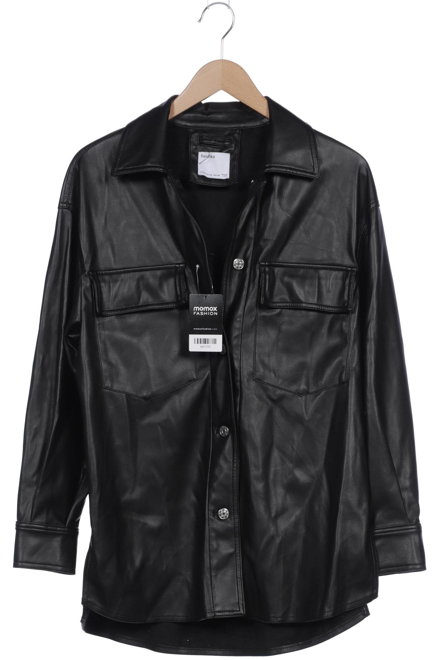 

bershka Damen Jacke, schwarz, Gr. 38