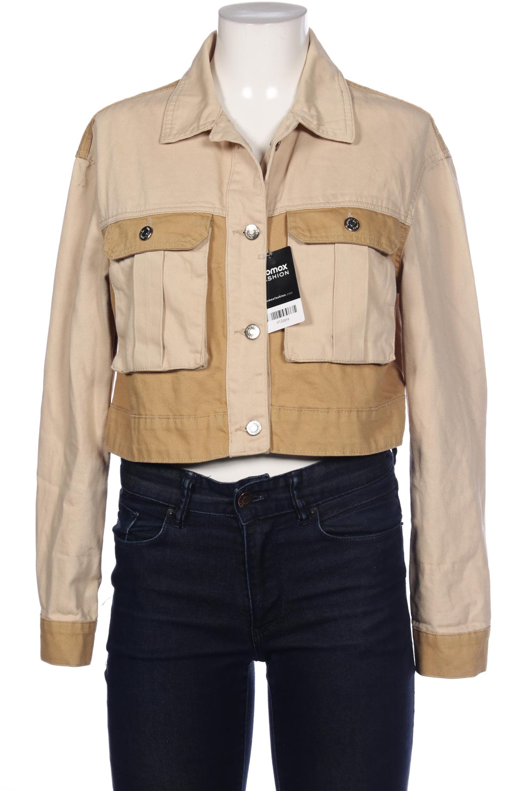 

bershka Damen Jacke, beige, Gr. 36