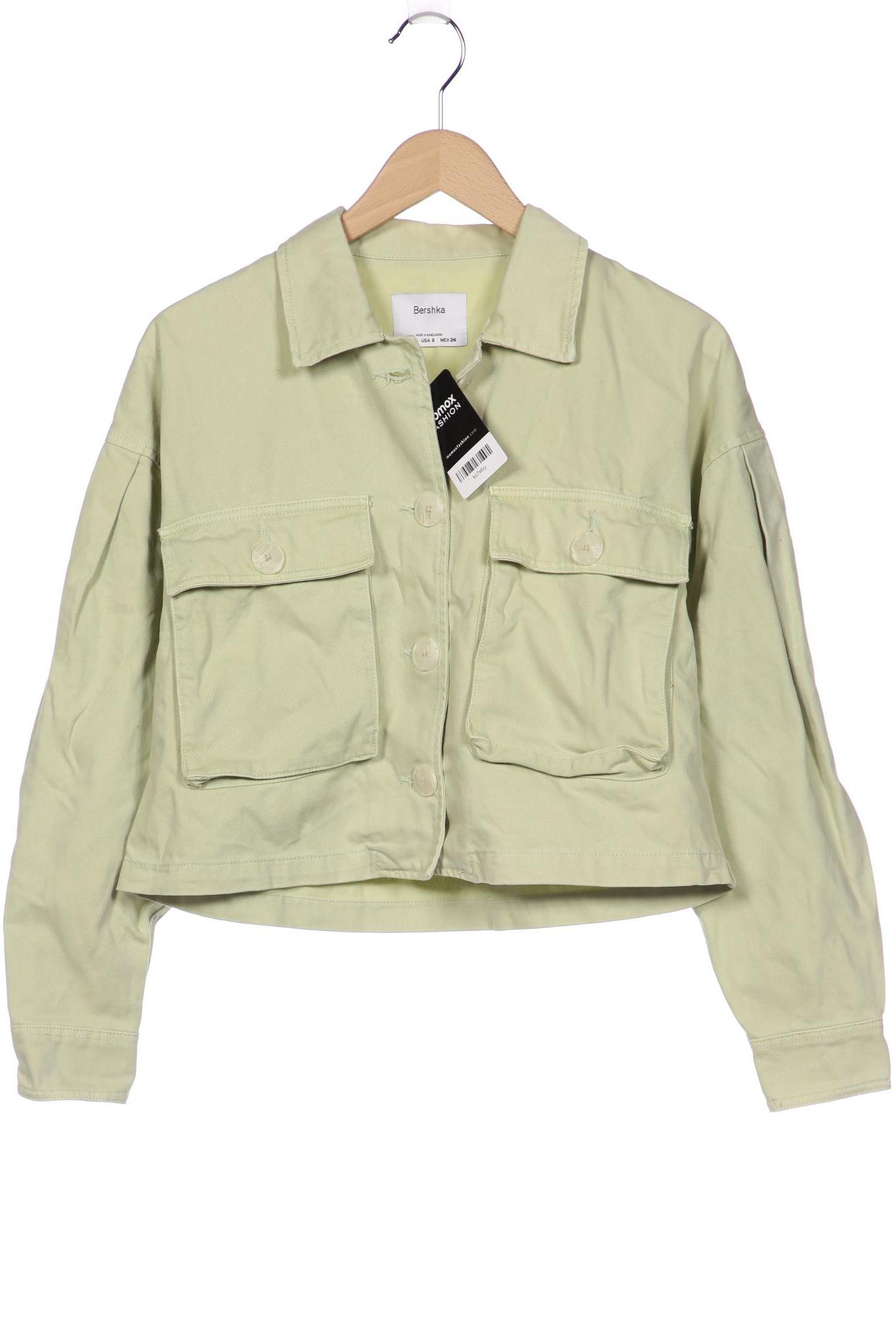 

bershka Damen Jacke, hellgrün, Gr. 36