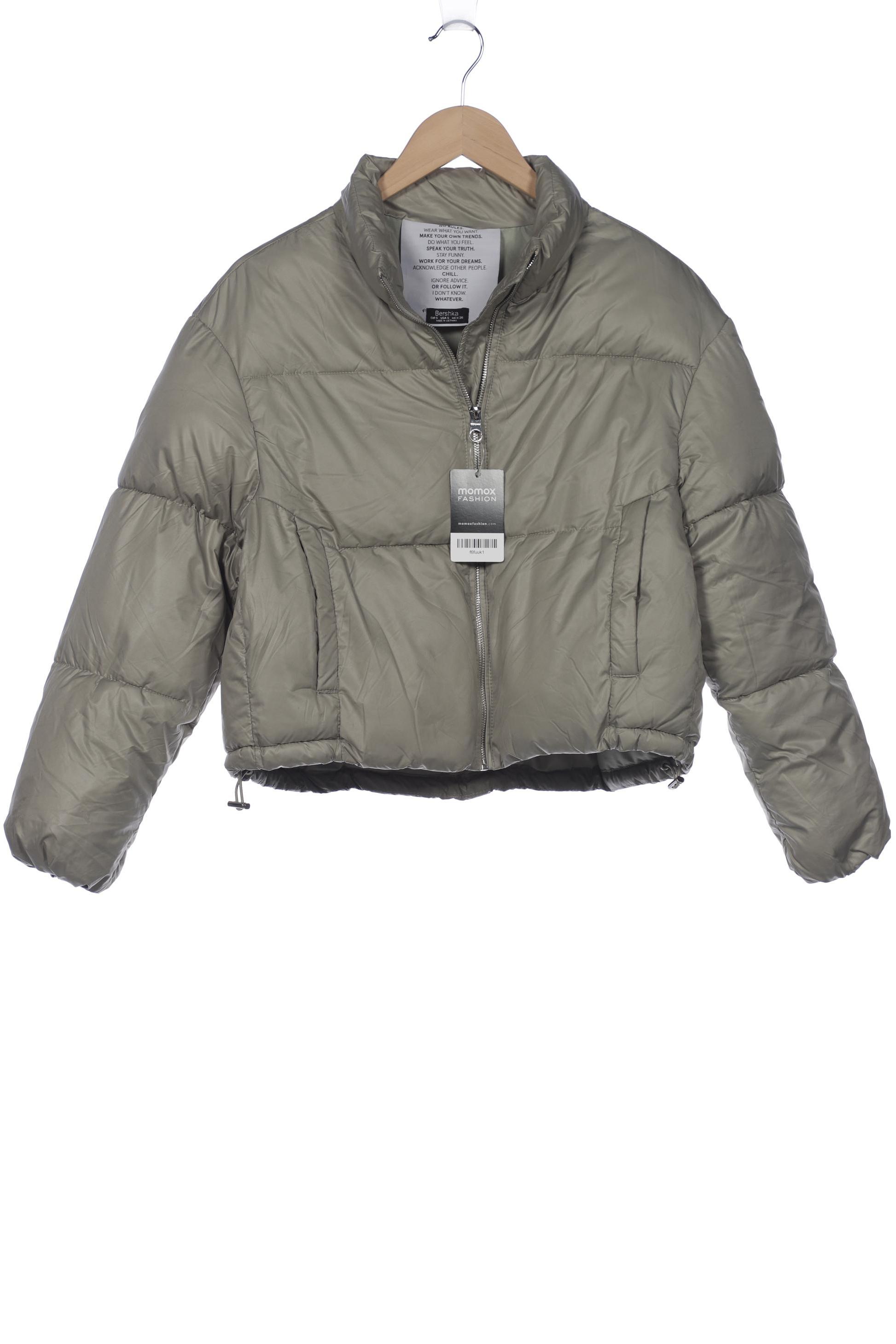 

bershka Damen Jacke, grün, Gr. 36