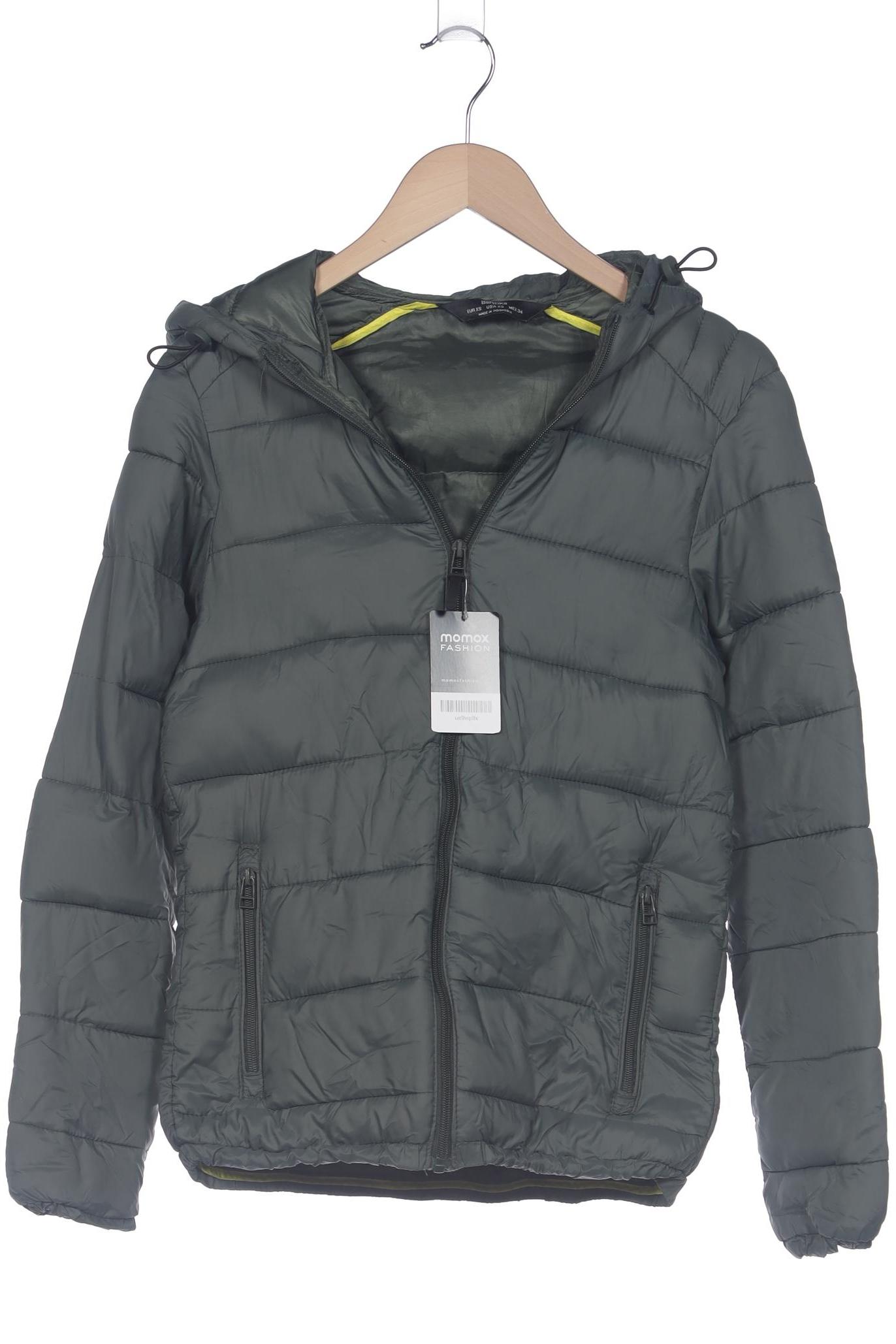 

bershka Damen Jacke, grün, Gr. 34