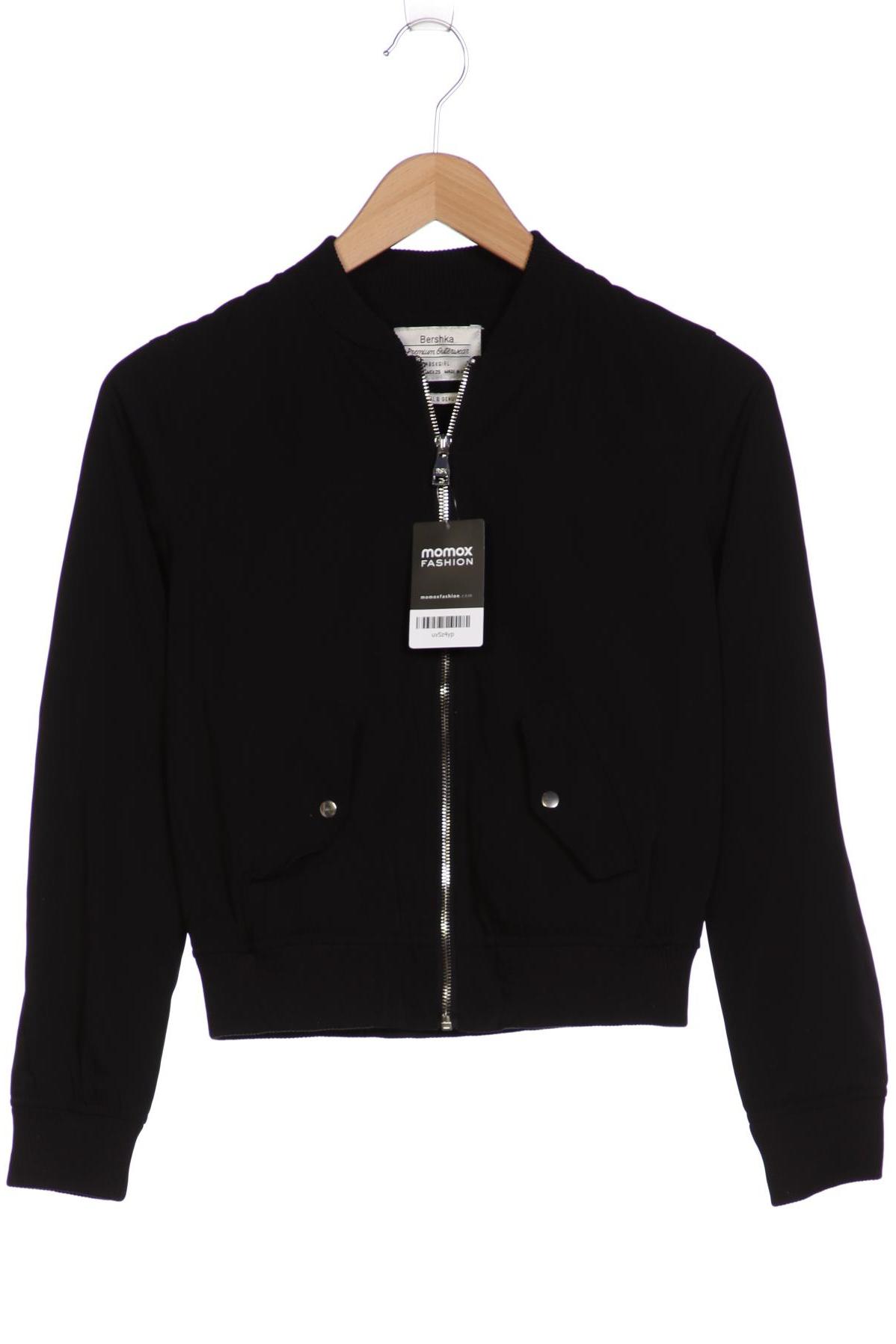 

bershka Damen Jacke, schwarz, Gr. 36