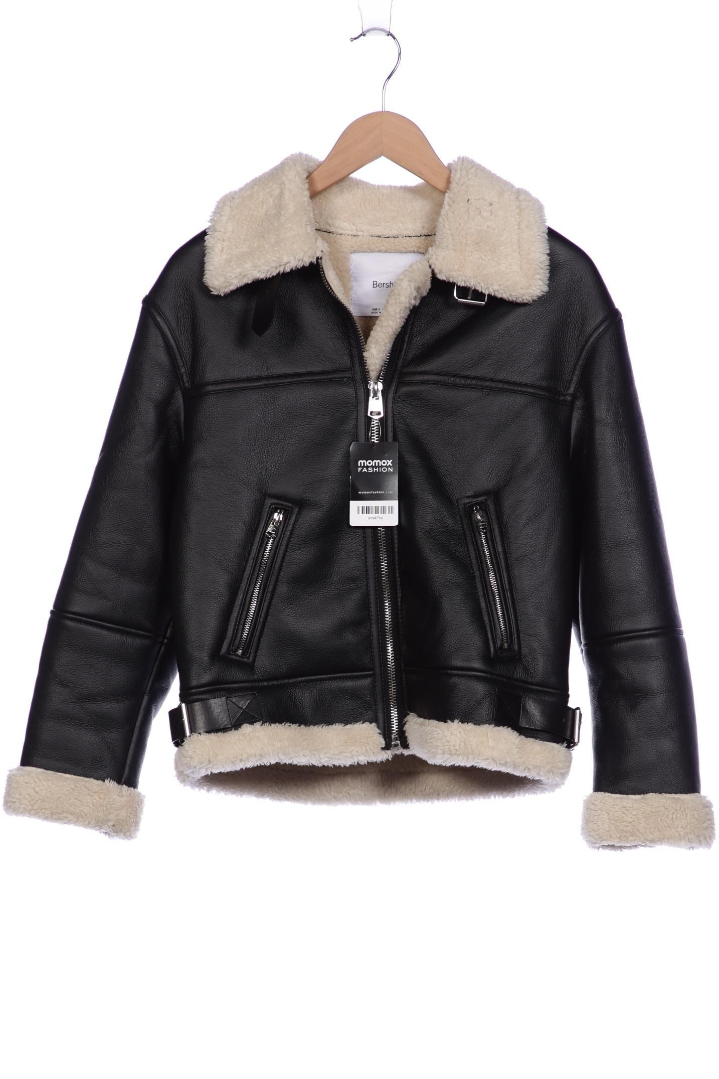

bershka Damen Jacke, schwarz, Gr. 36