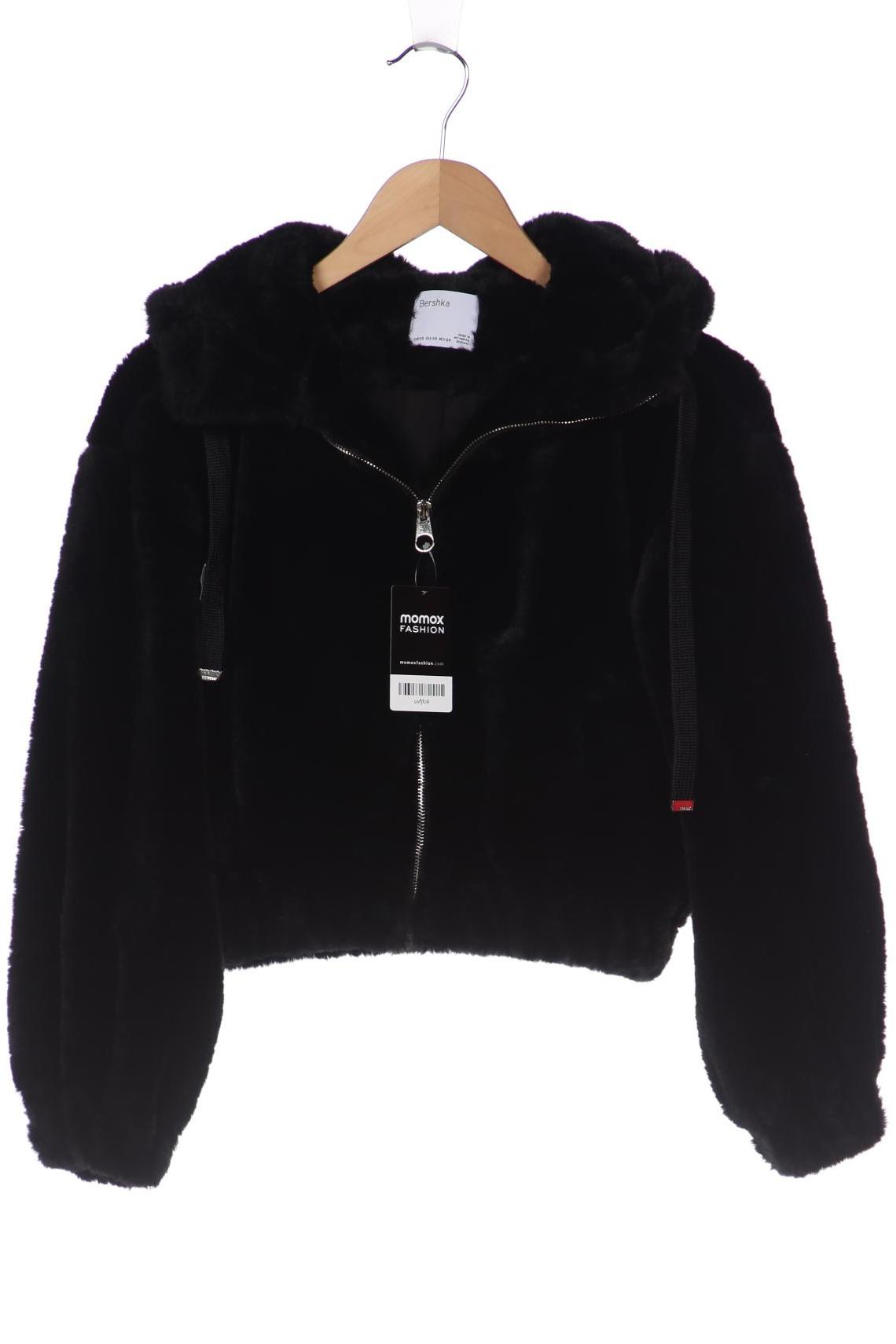 

bershka Damen Jacke, schwarz