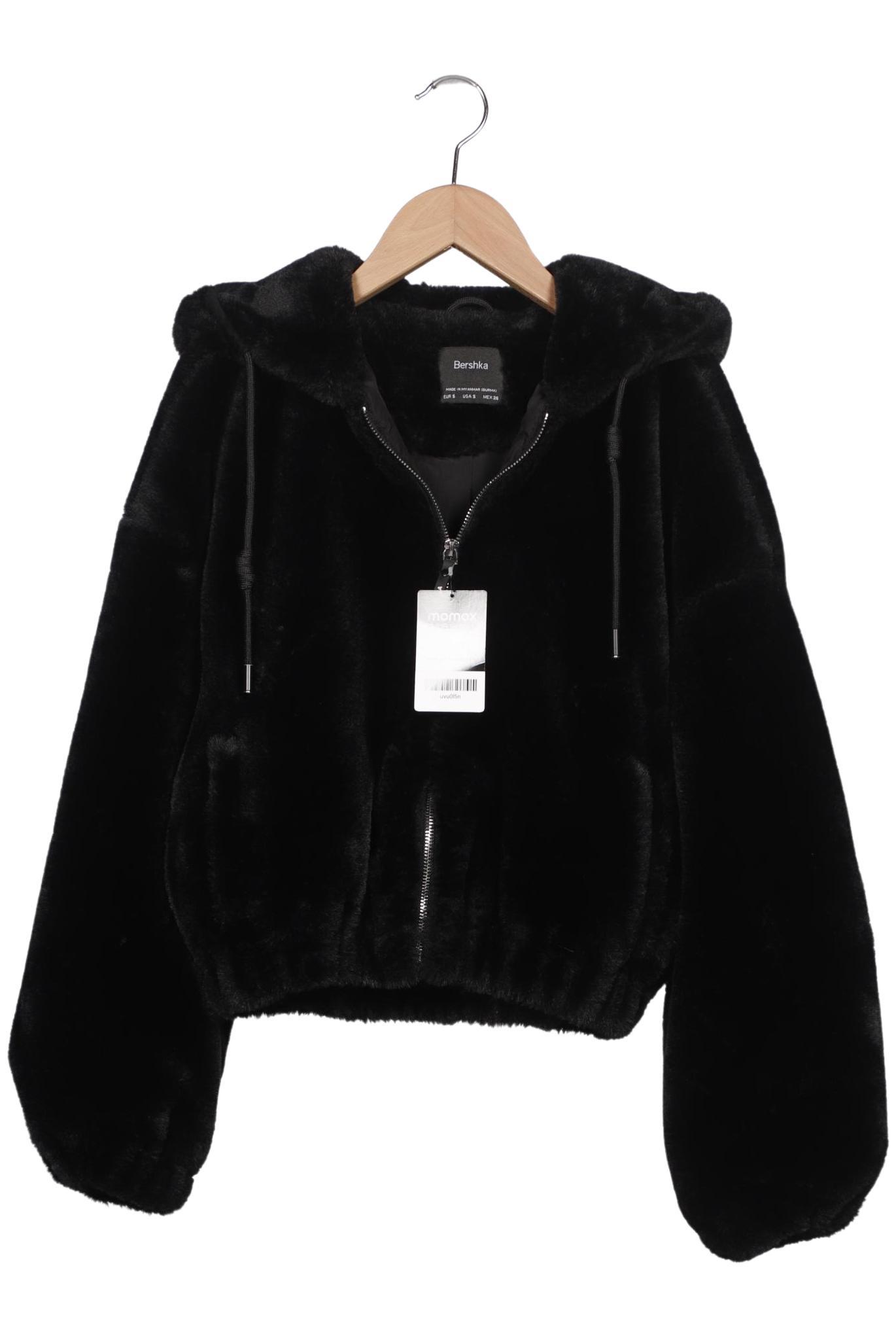 

bershka Damen Jacke, schwarz, Gr. 36