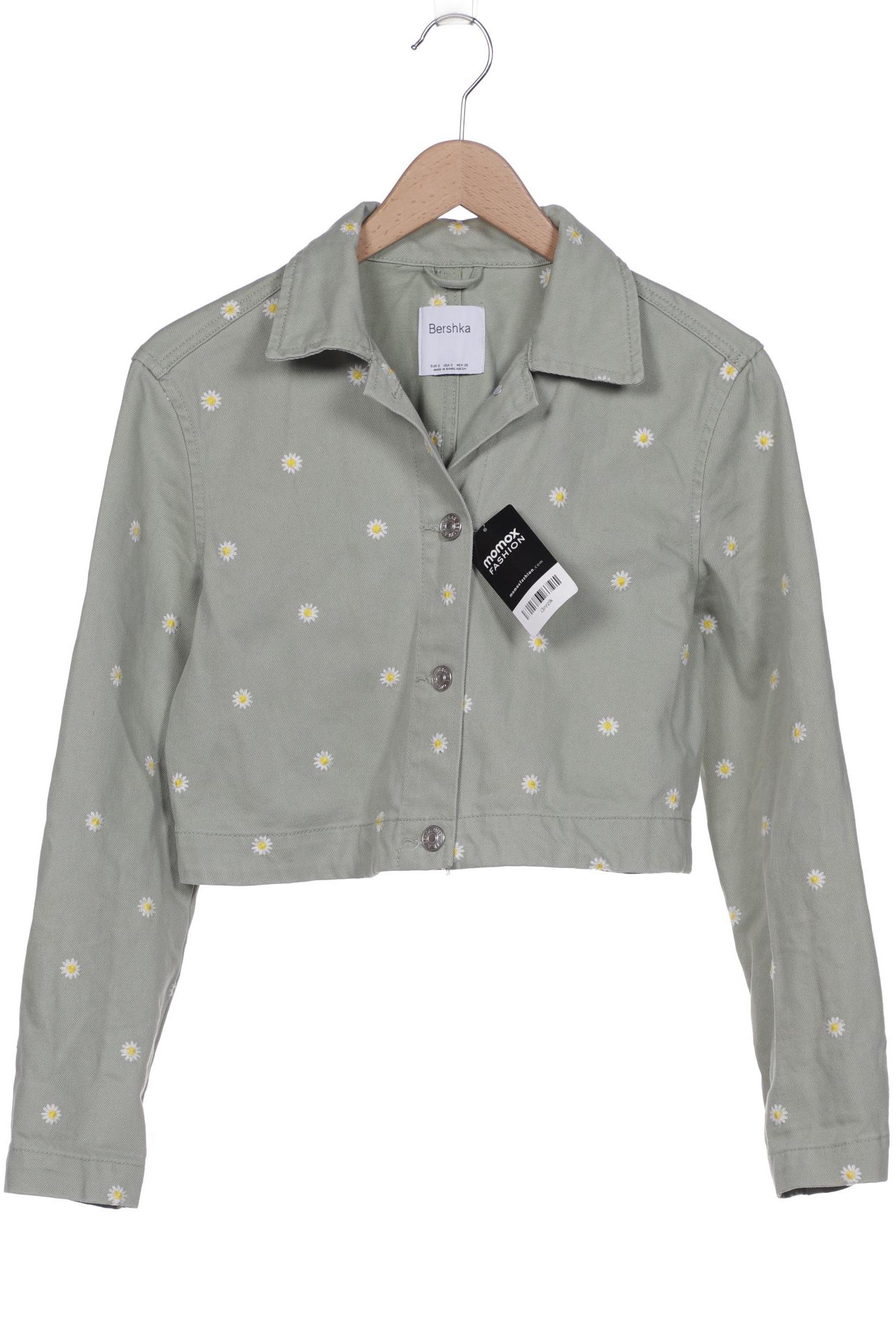 

bershka Damen Jacke, hellgrün