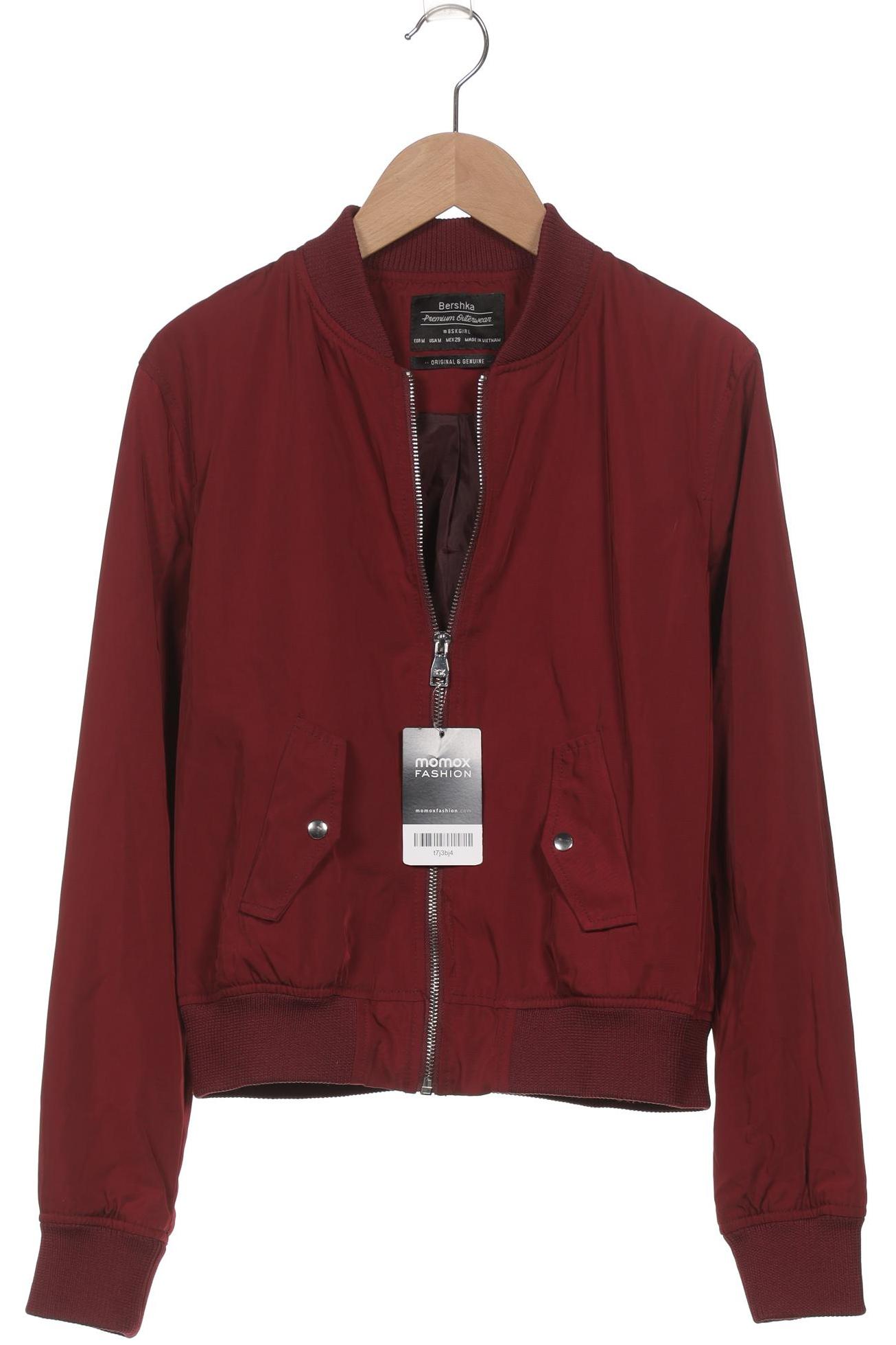 

bershka Damen Jacke, bordeaux, Gr. 38