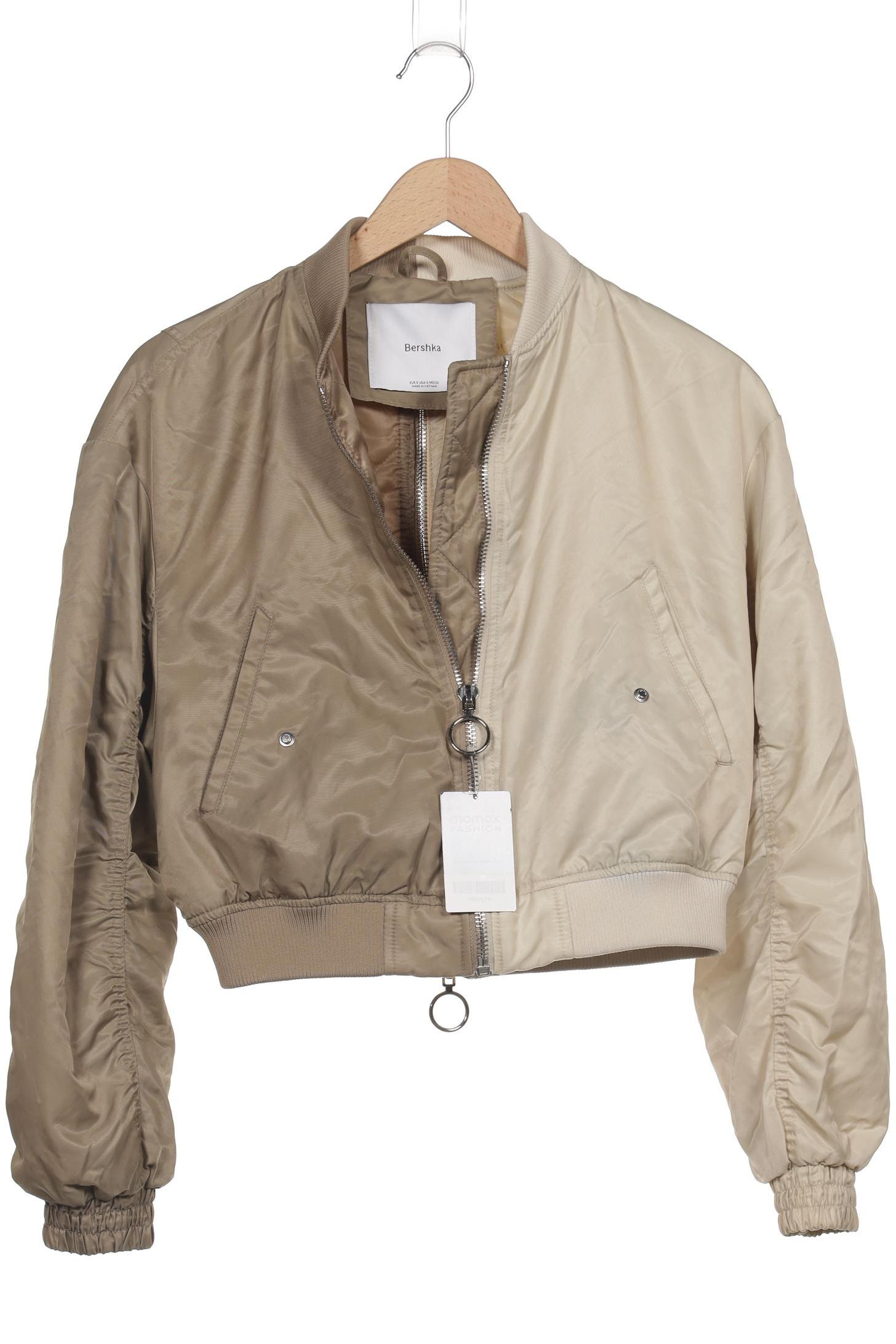 

bershka Damen Jacke, grün, Gr. 36