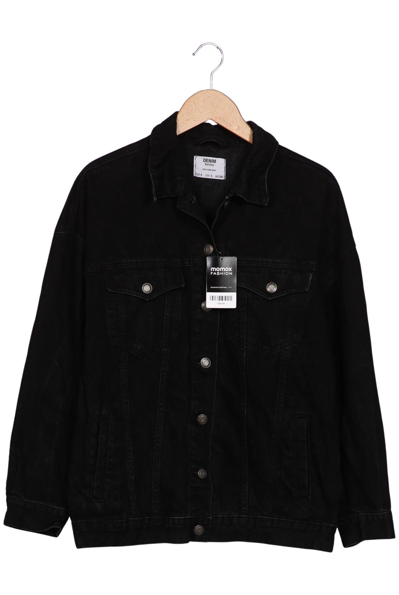 

bershka Damen Jacke, schwarz, Gr. 36