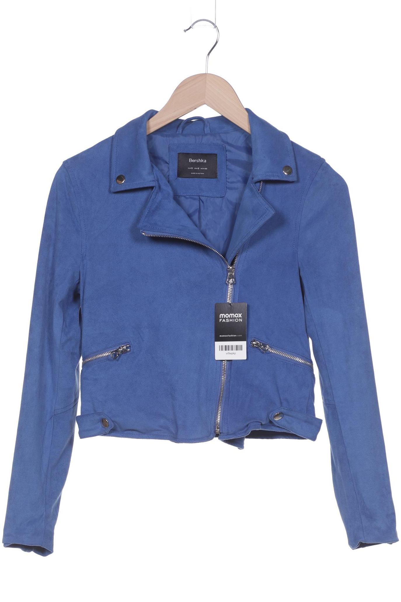 

bershka Damen Jacke, blau