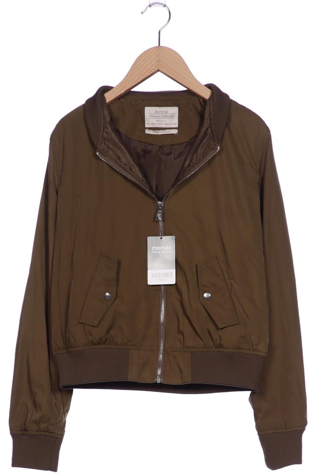 

bershka Damen Jacke, grün, Gr. 38