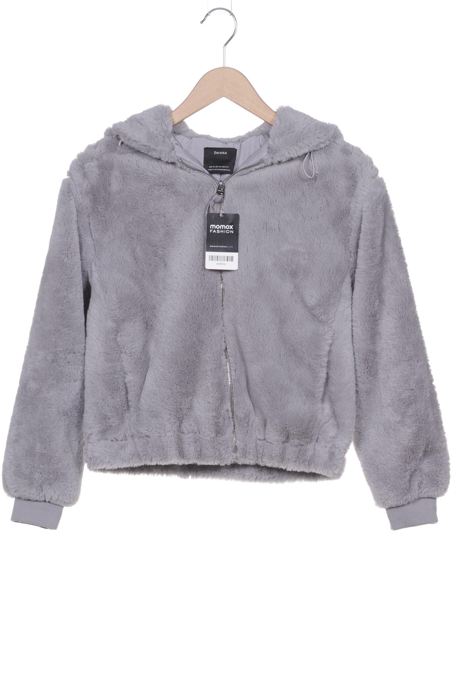 

bershka Damen Jacke, grau, Gr. 34