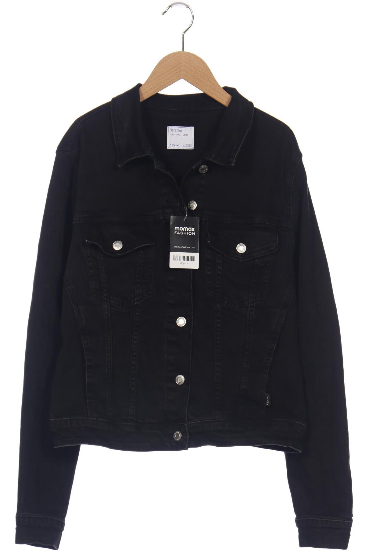 

bershka Damen Jacke, schwarz