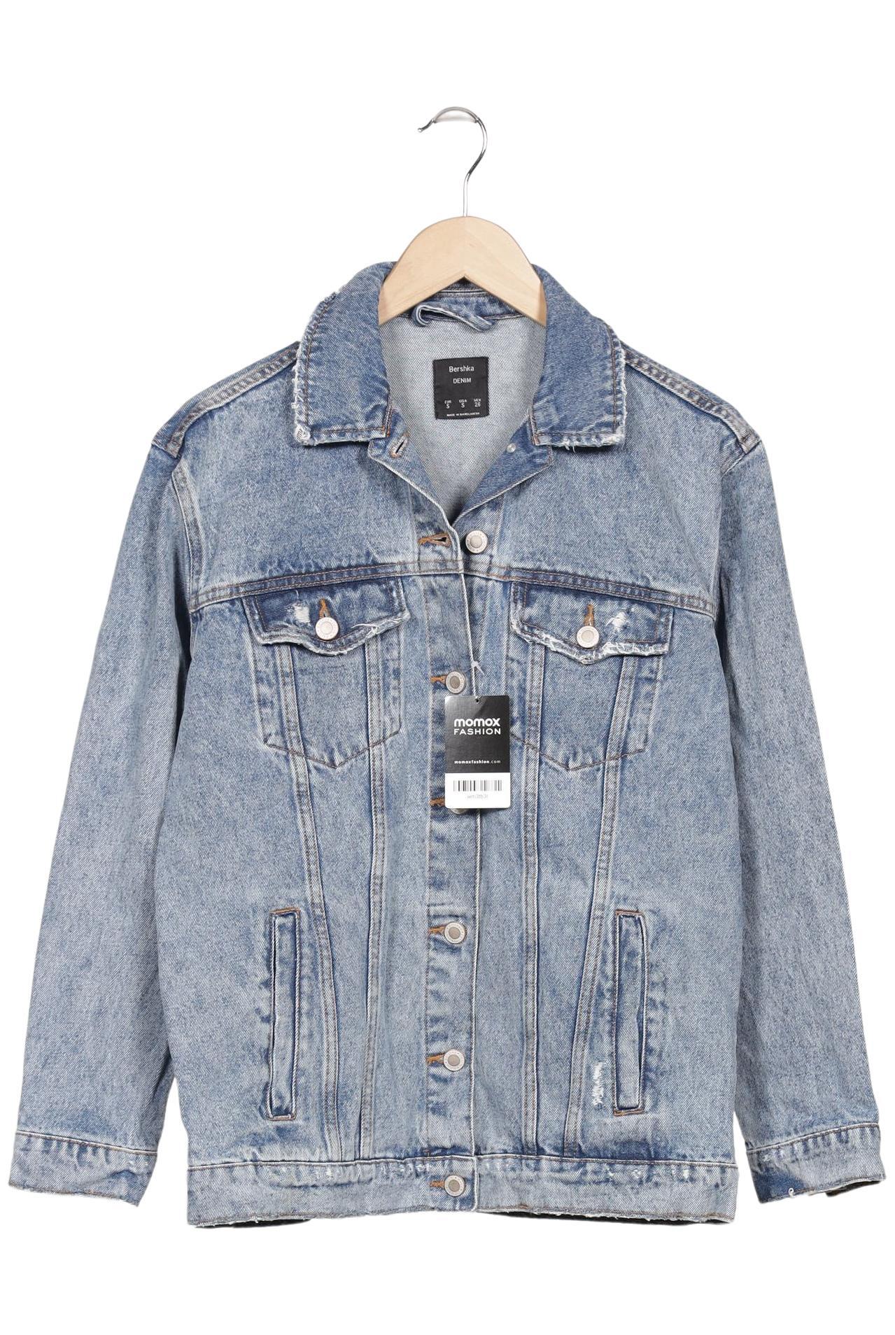 

bershka Damen Jacke, hellblau, Gr. 36