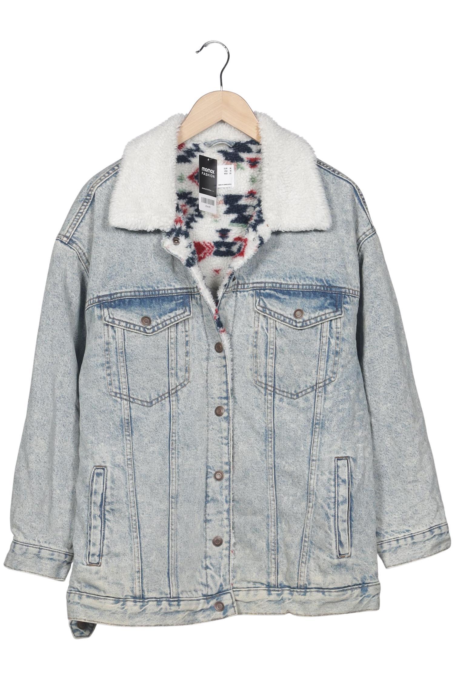 

bershka Damen Jacke, hellblau, Gr. 38