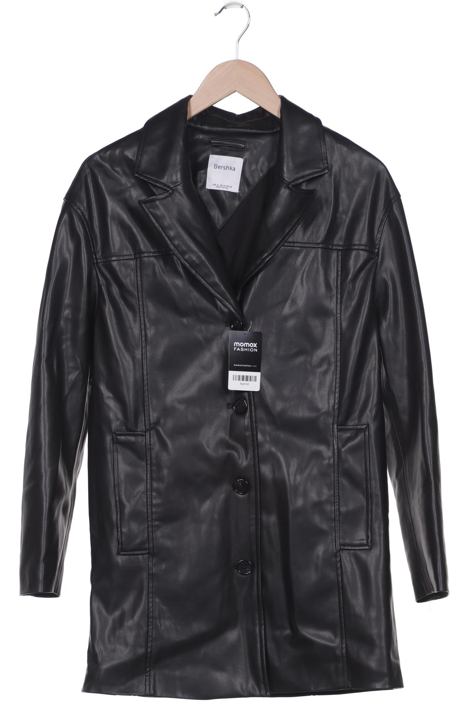 

bershka Damen Jacke, schwarz, Gr. 38