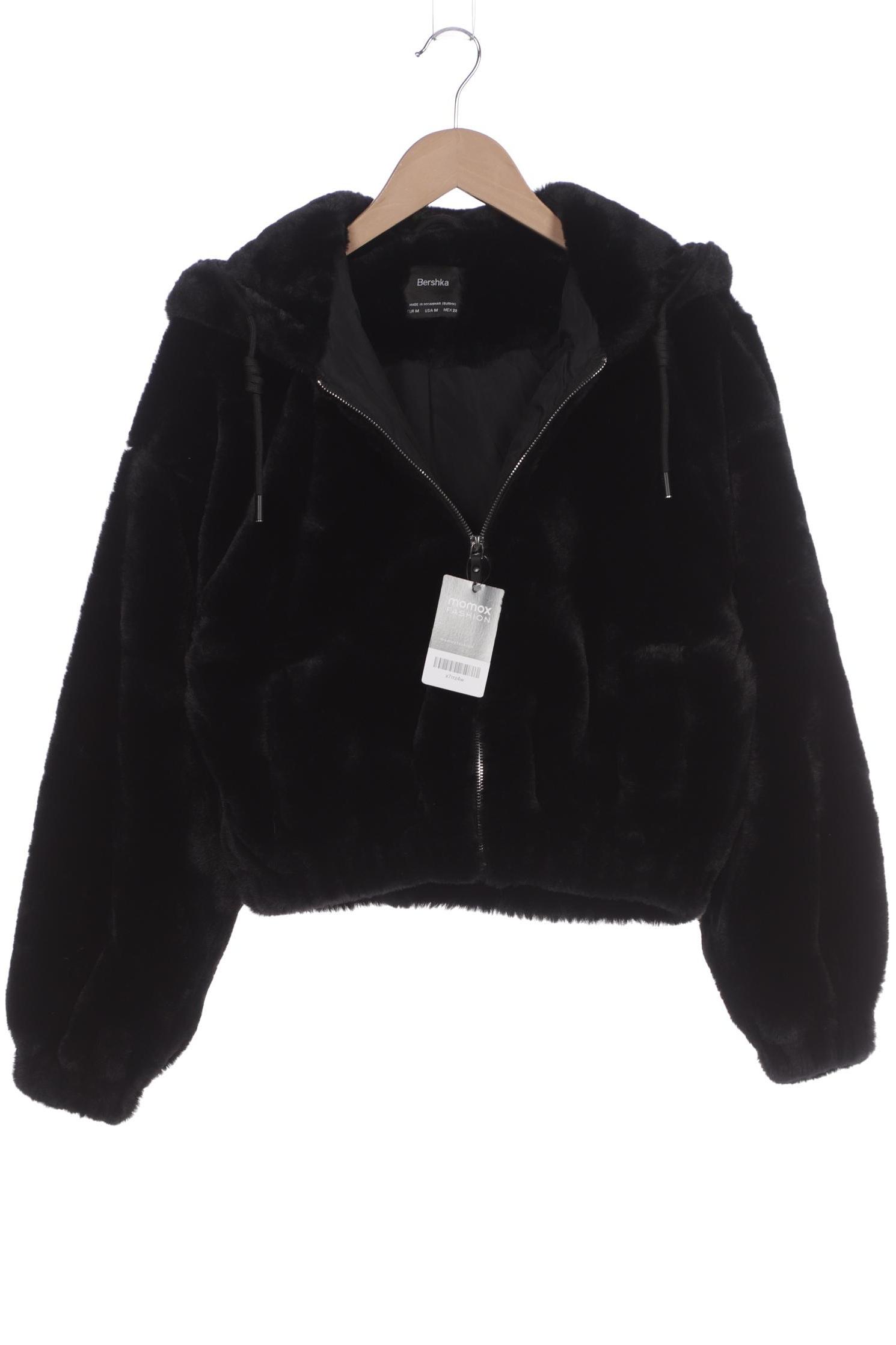 

bershka Damen Jacke, schwarz, Gr. 38