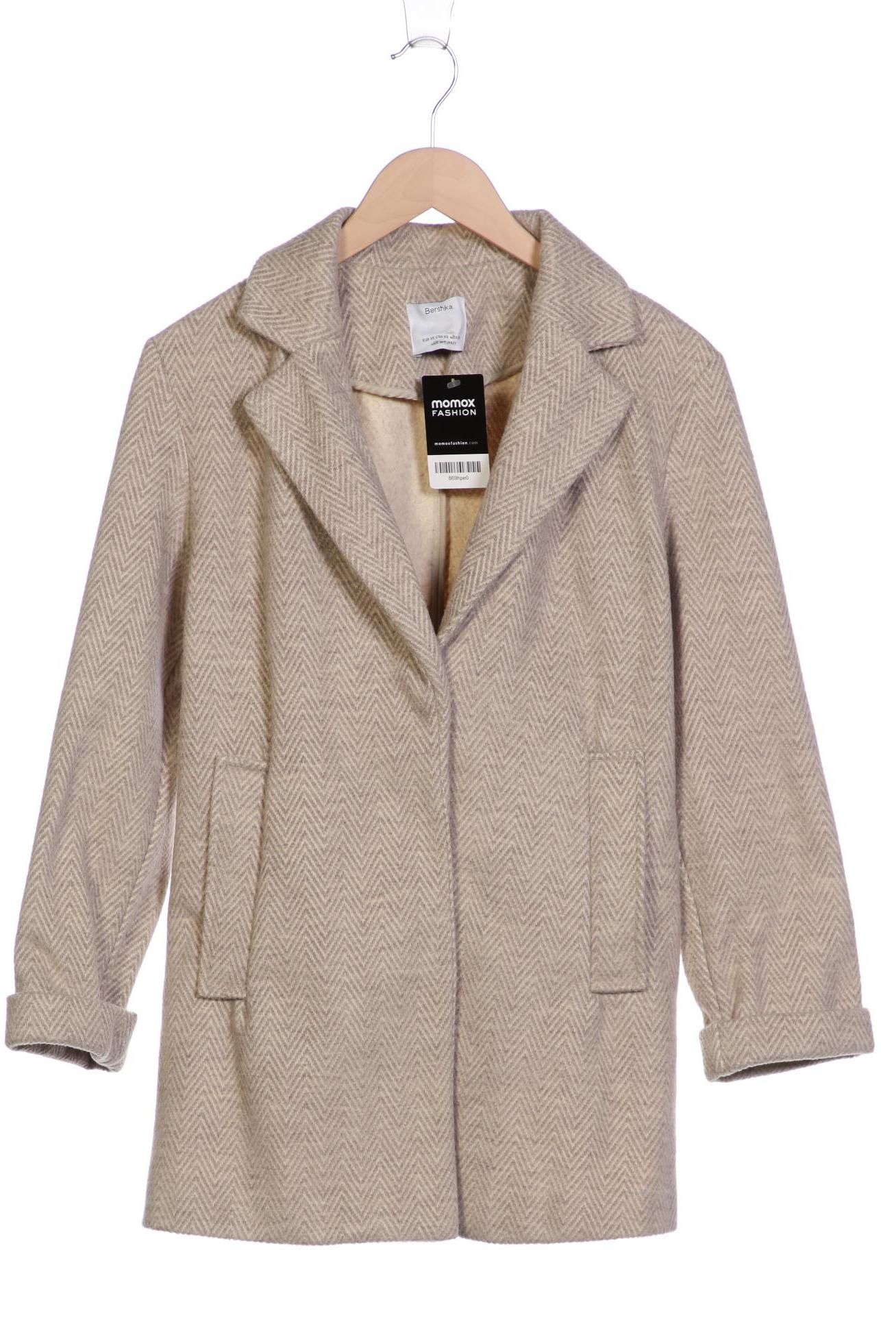 

bershka Damen Jacke, beige, Gr. 34