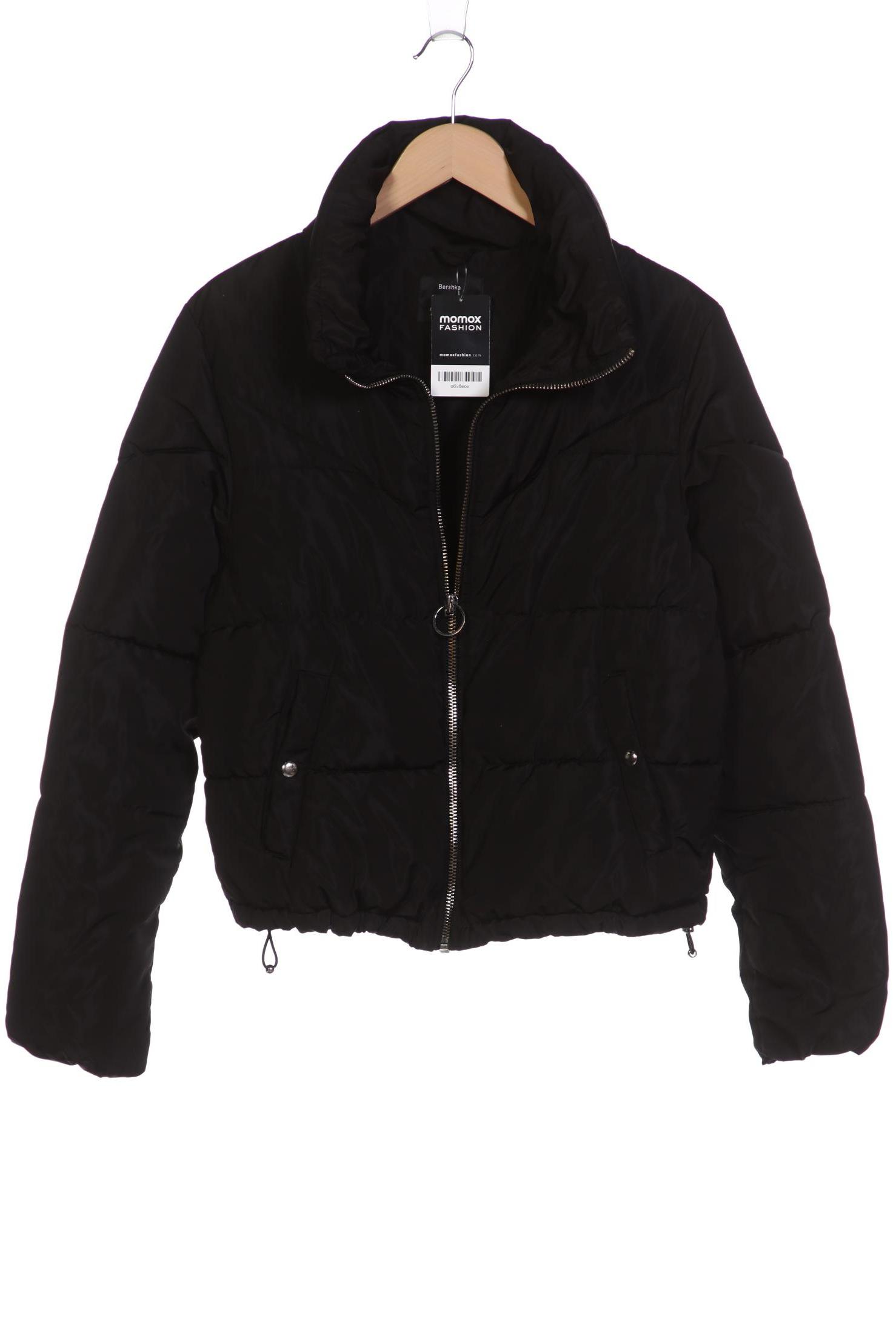 

bershka Damen Jacke, schwarz, Gr. 38