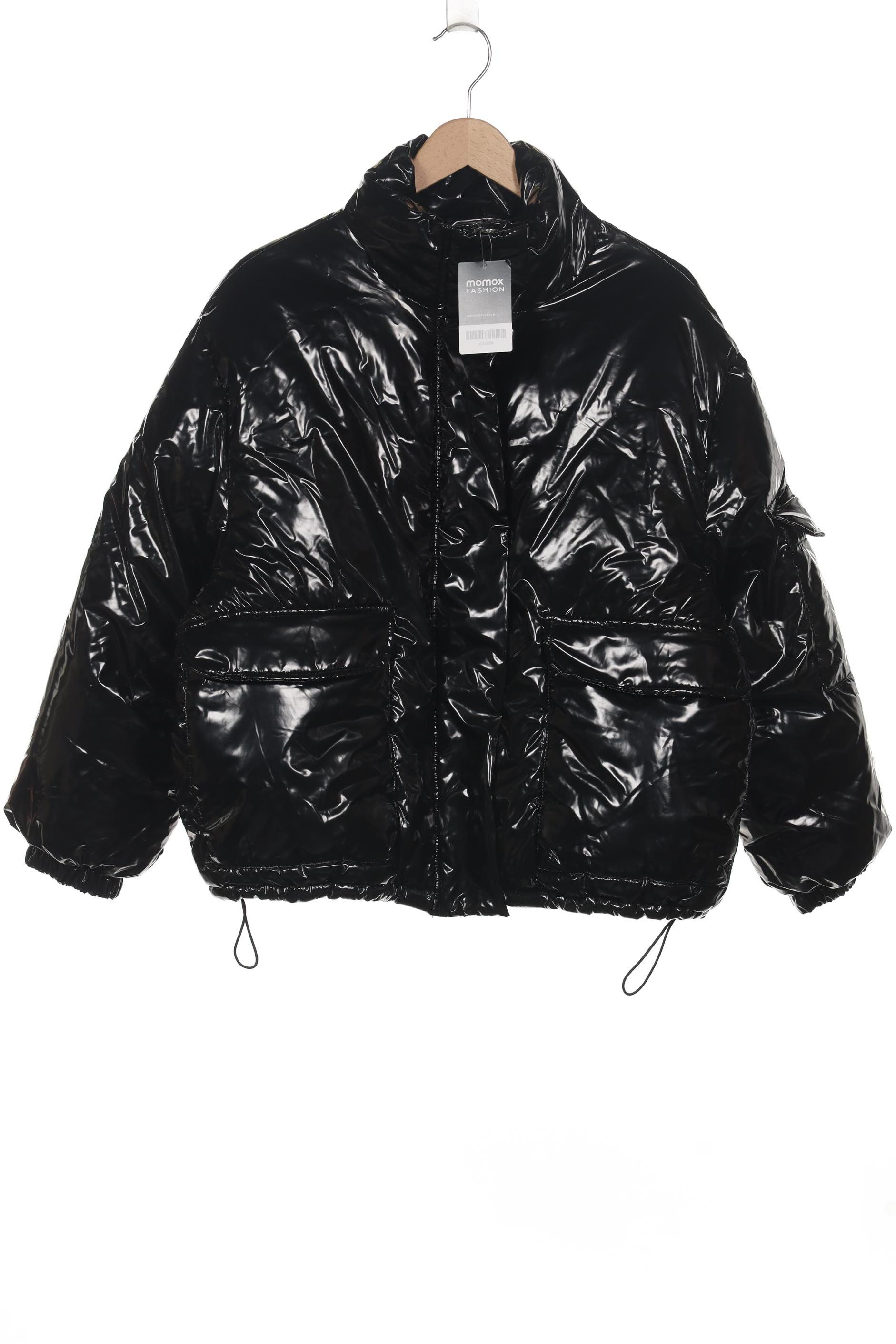 

bershka Damen Jacke, schwarz, Gr. 38