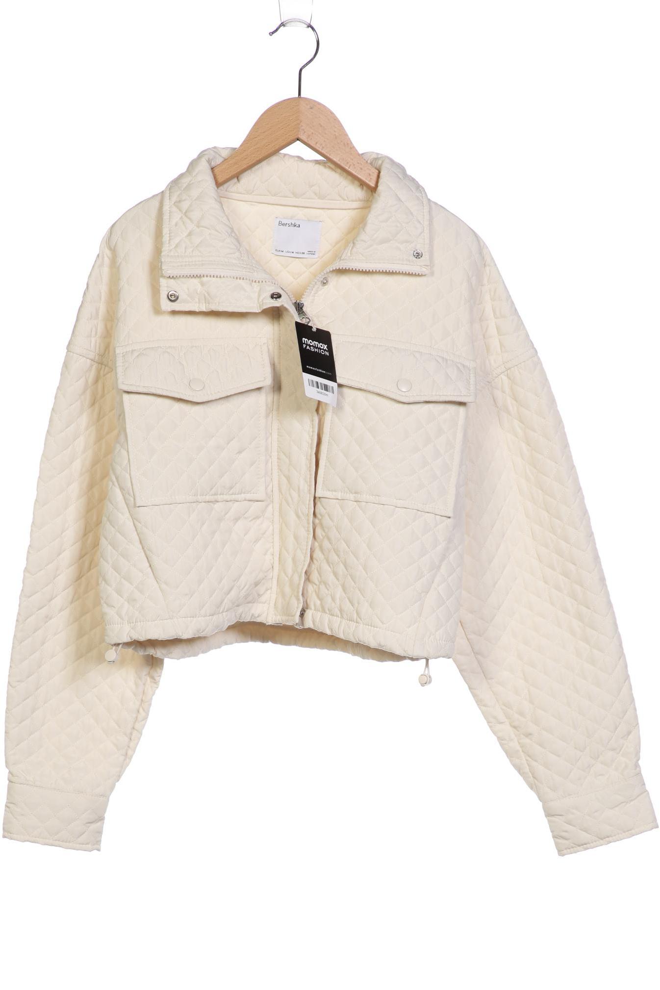 

bershka Damen Jacke, cremeweiß, Gr. 38