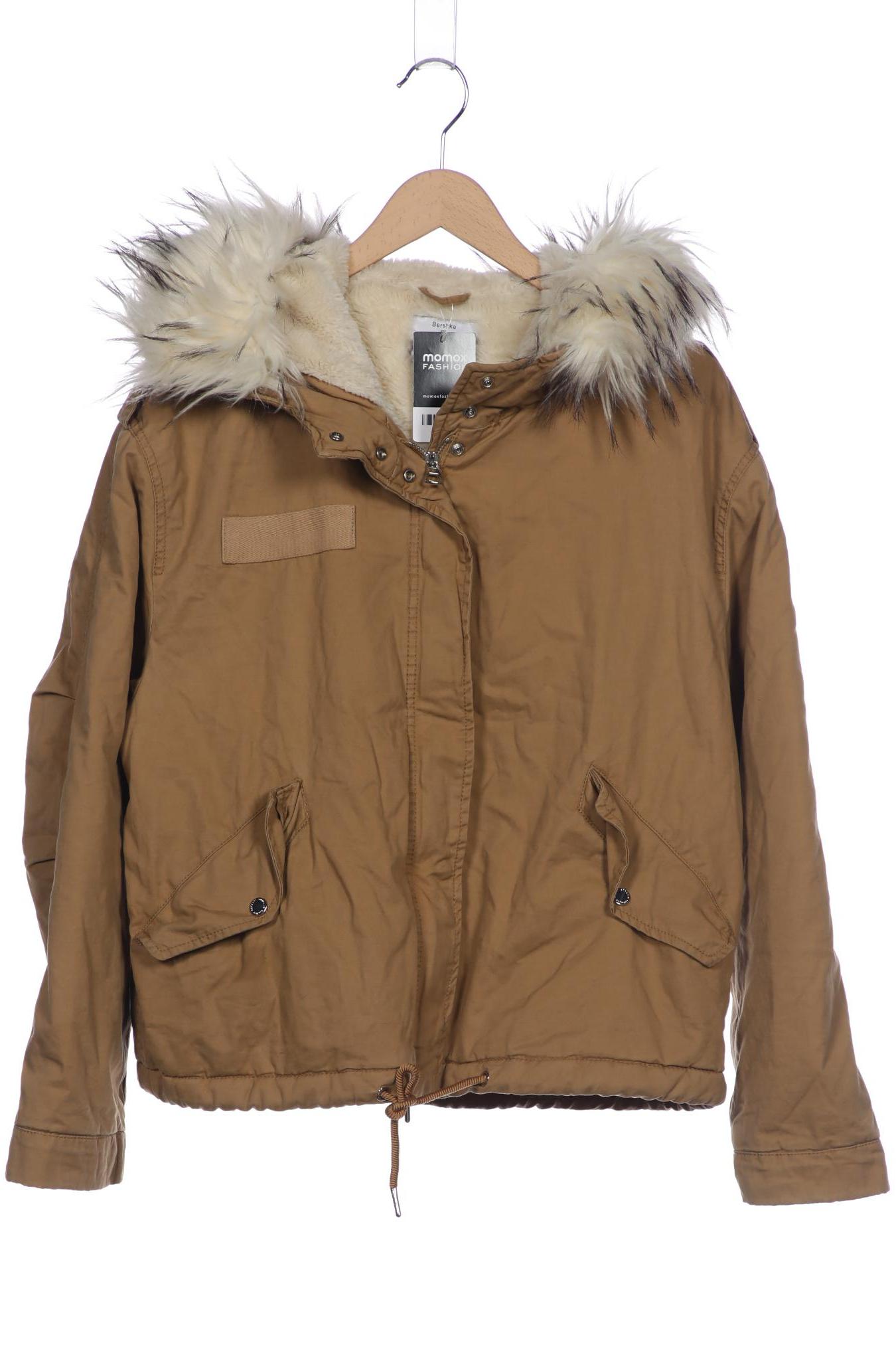 

bershka Damen Jacke, beige, Gr. 42