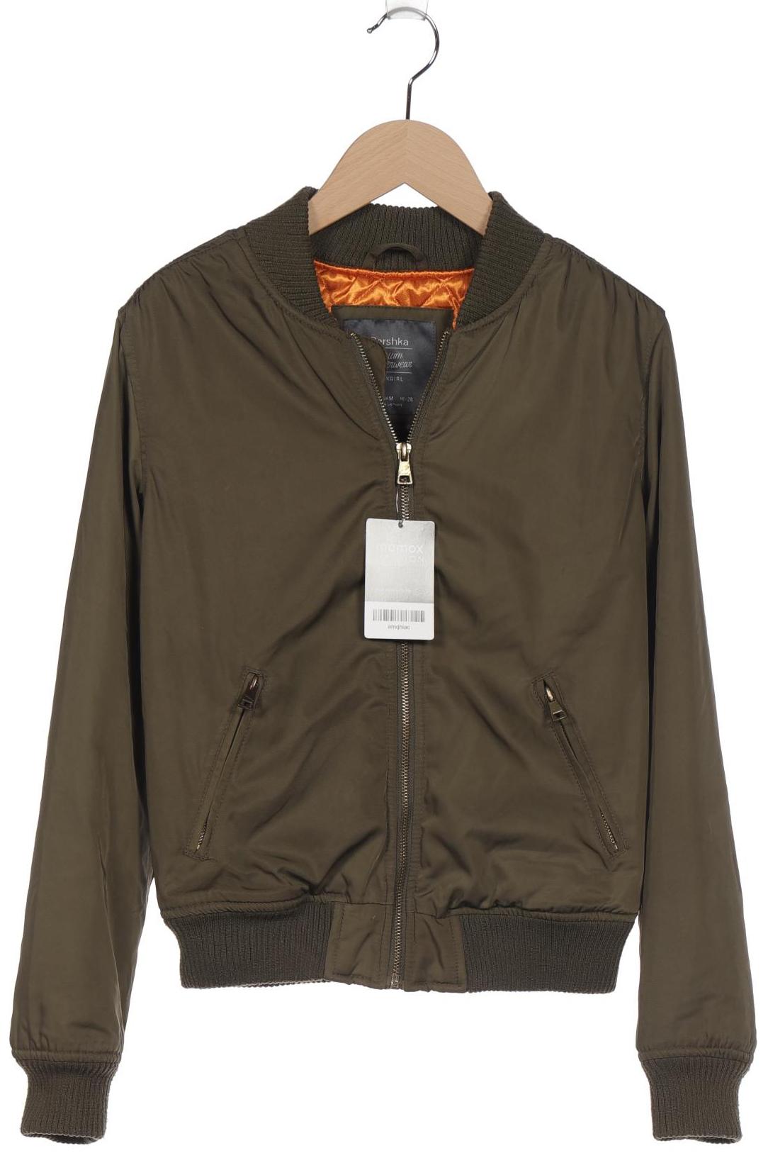 

bershka Damen Jacke, grün, Gr. 38