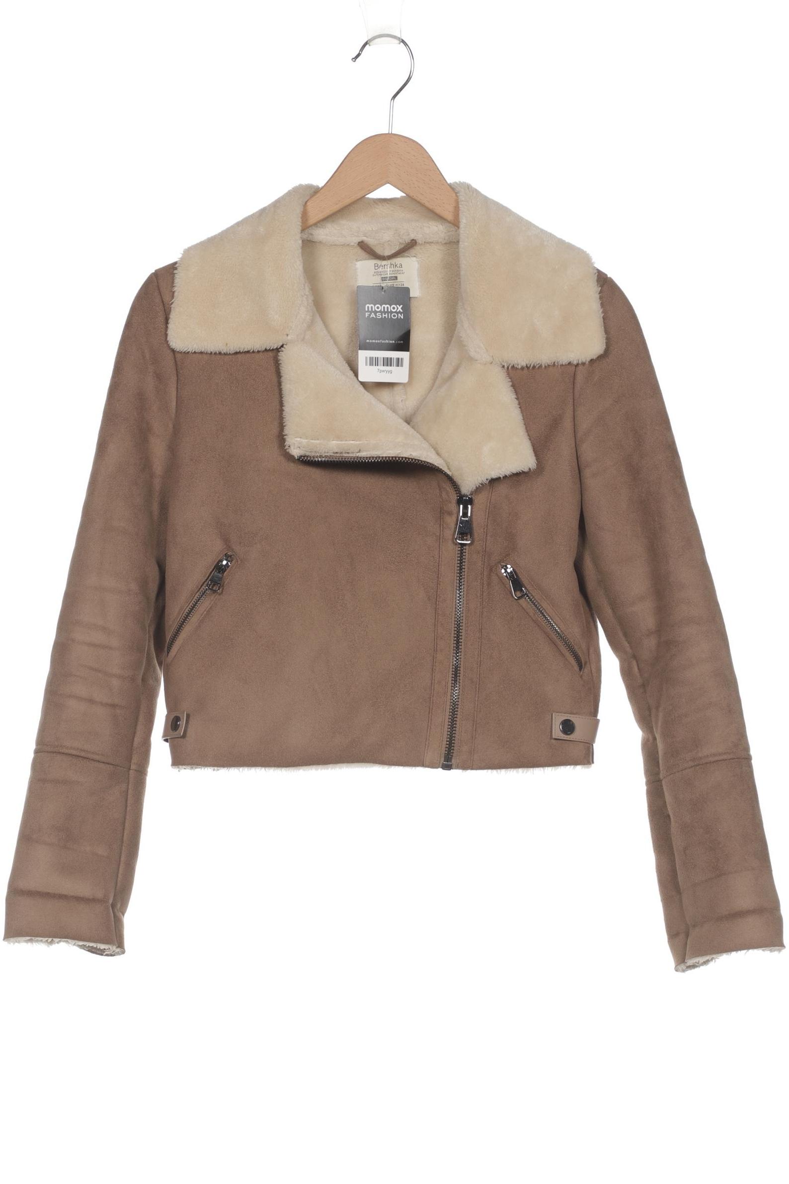 

bershka Damen Jacke, braun, Gr. 34