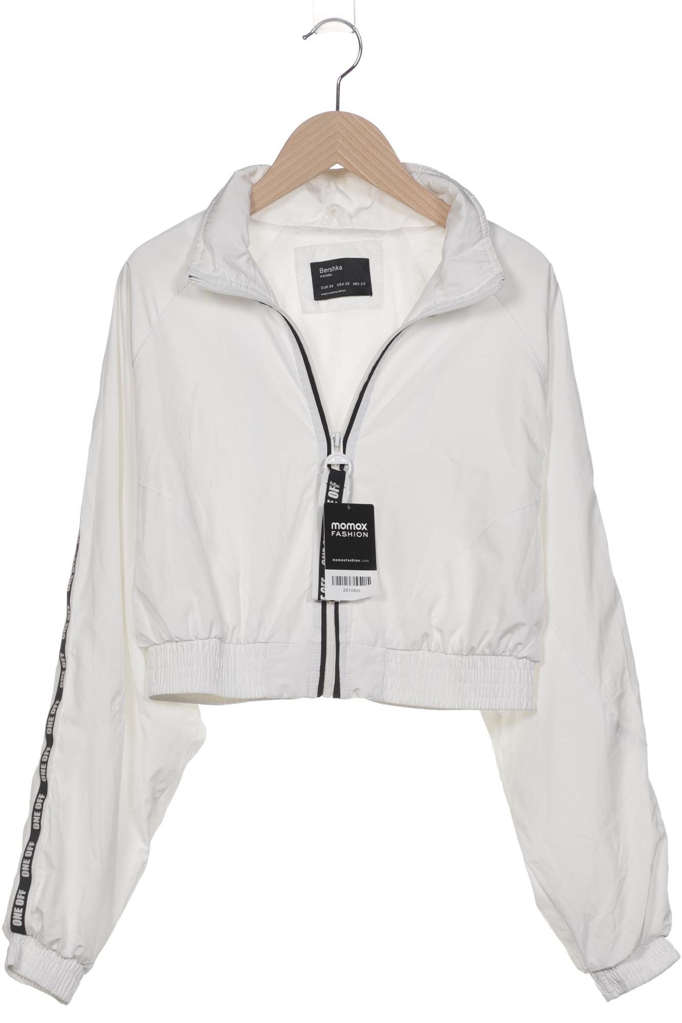 

bershka Damen Jacke, weiß, Gr. 34