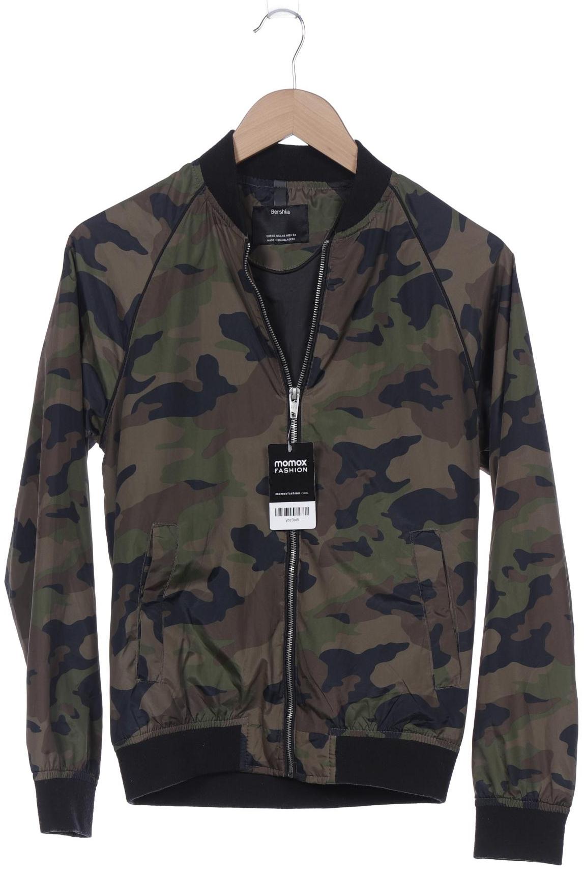 

bershka Damen Jacke, grün, Gr. 34
