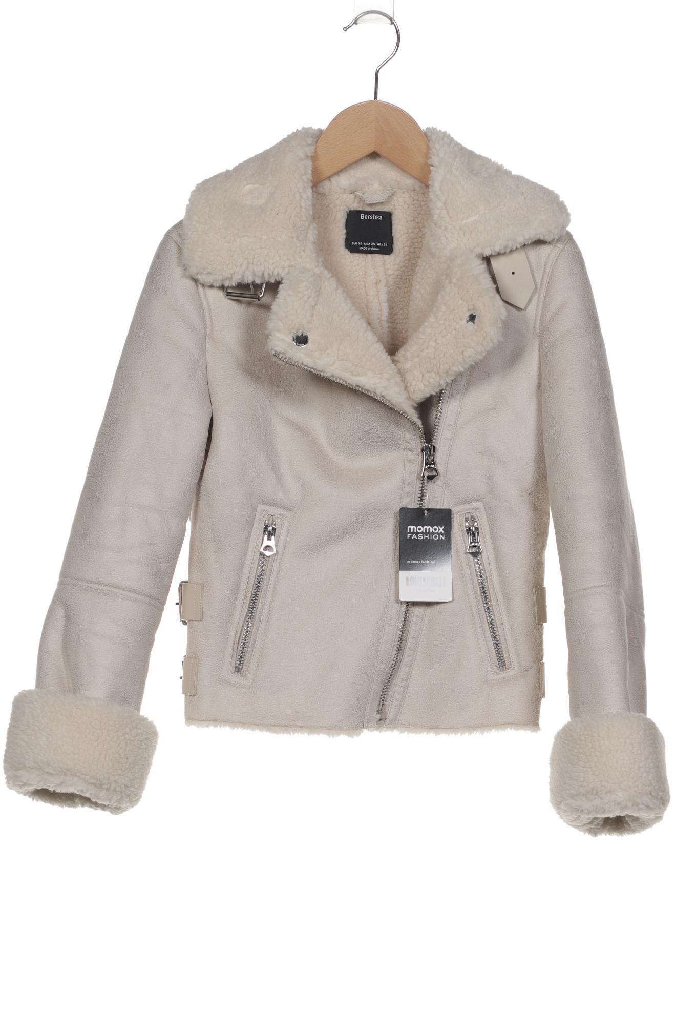 

bershka Damen Jacke, cremeweiß, Gr. 34