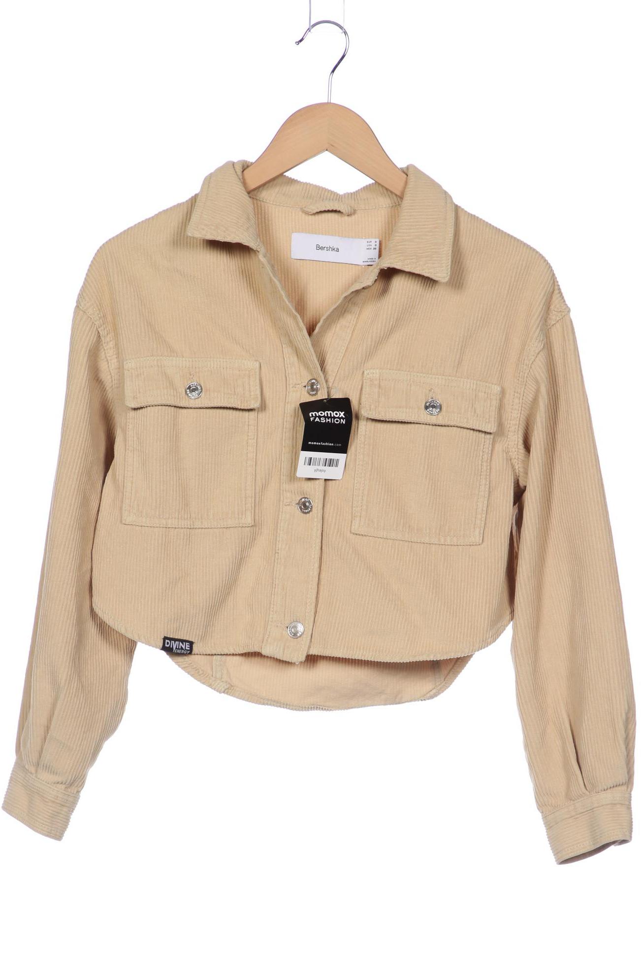 

bershka Damen Jacke, beige