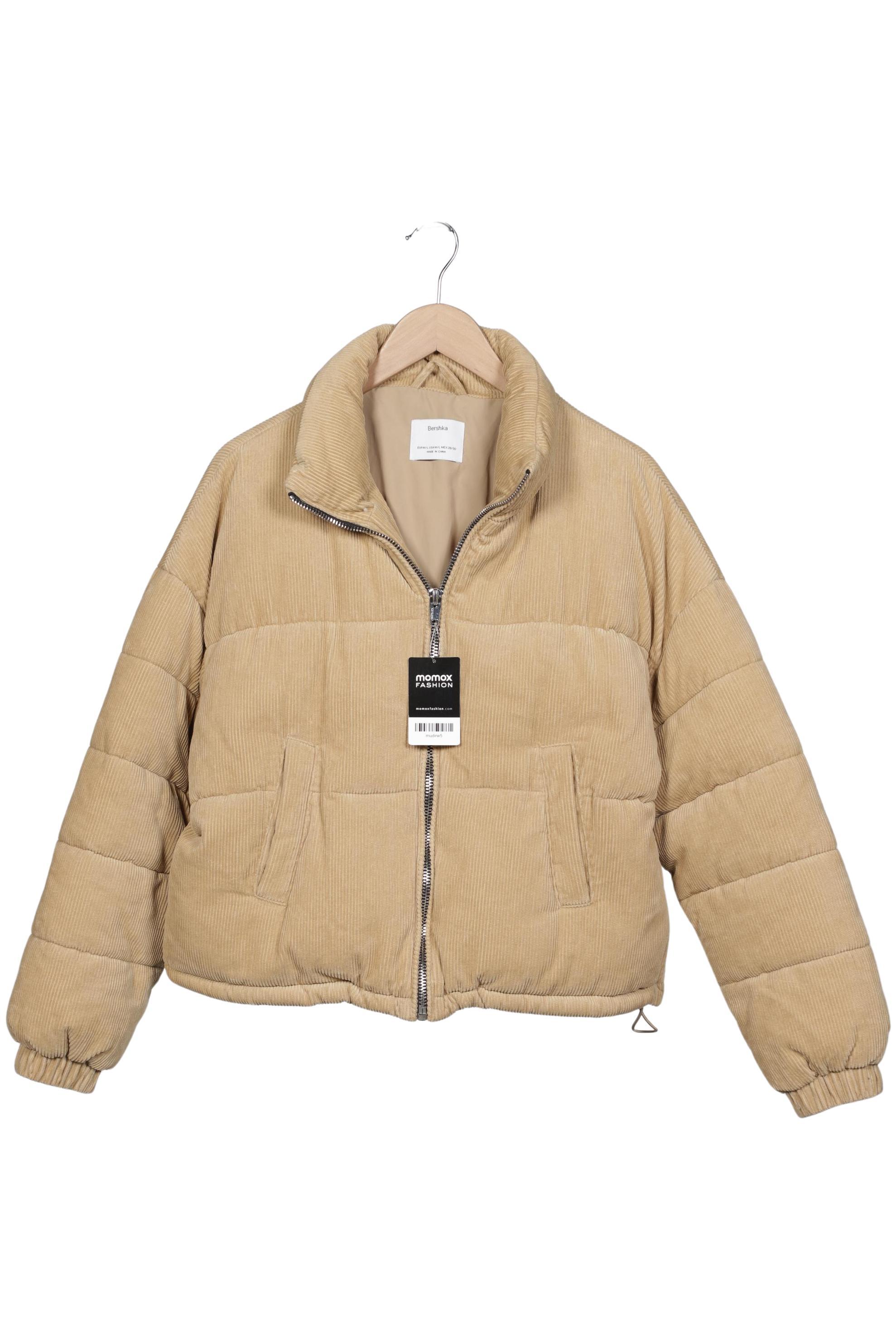 

bershka Damen Jacke, beige, Gr. 38
