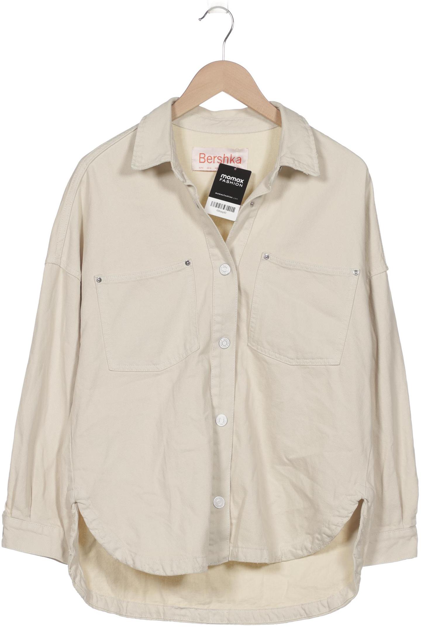 

bershka Damen Jacke, cremeweiß, Gr. 36