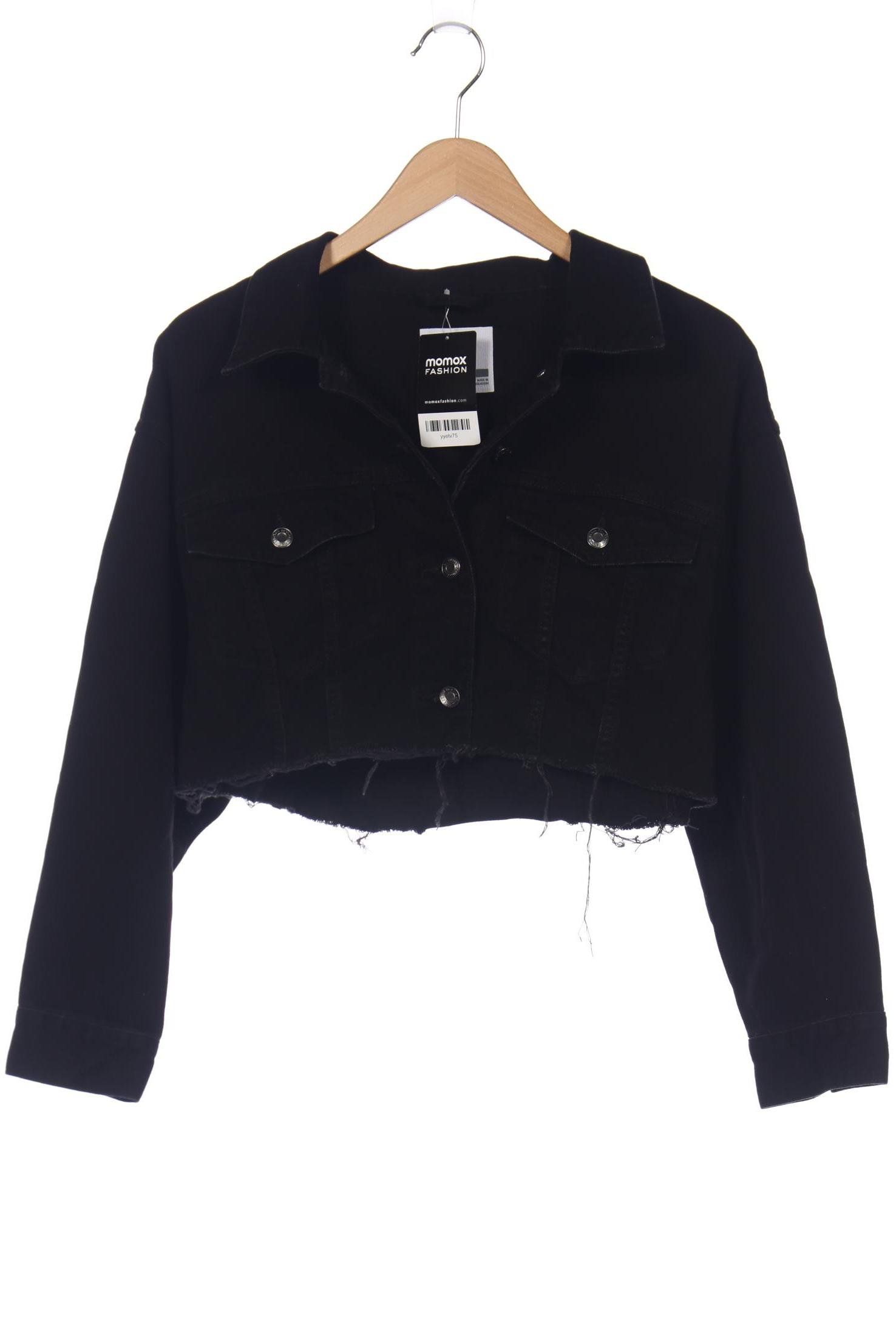 

bershka Damen Jacke, schwarz