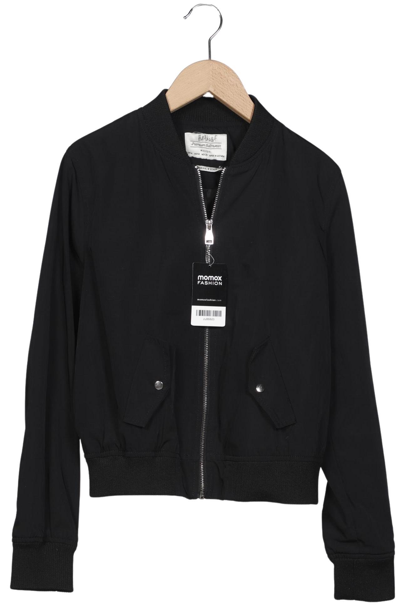 

bershka Damen Jacke, schwarz, Gr. 38