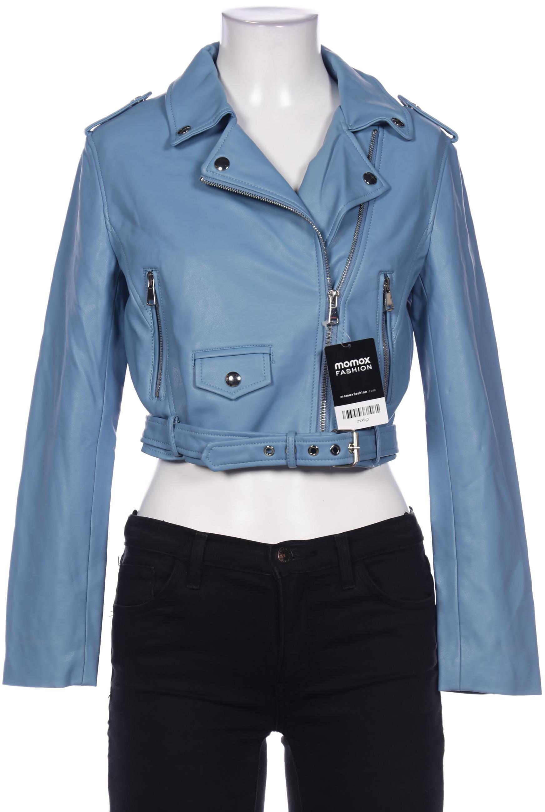

bershka Damen Jacke, blau, Gr. 36