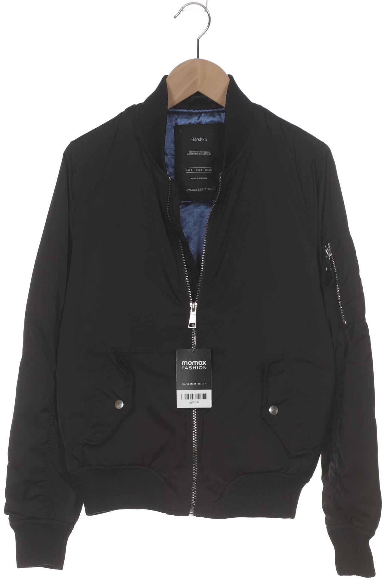 

bershka Damen Jacke, schwarz, Gr. 36