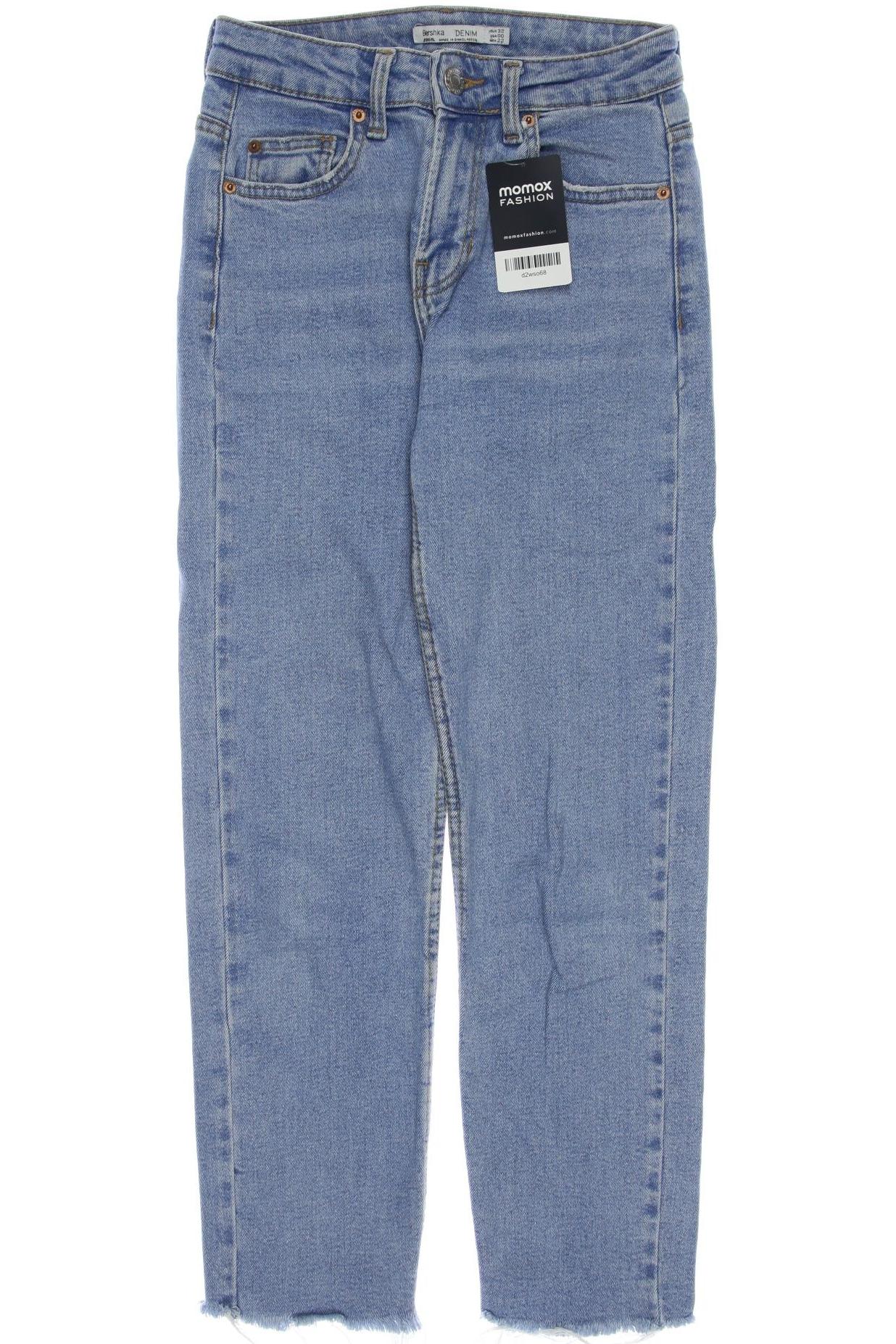 

bershka Damen Jeans, blau, Gr. 32