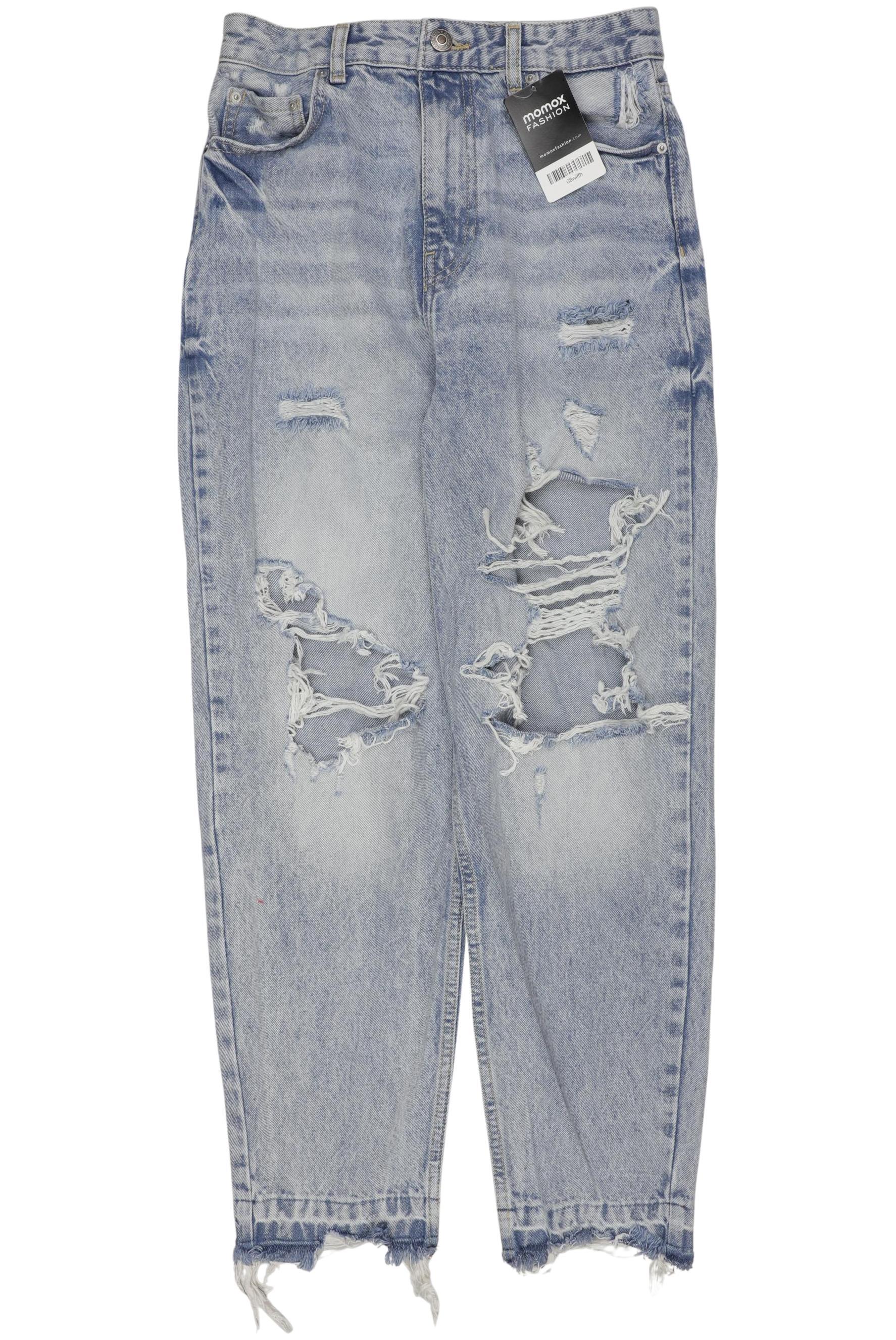 

bershka Damen Jeans, hellblau, Gr. 36
