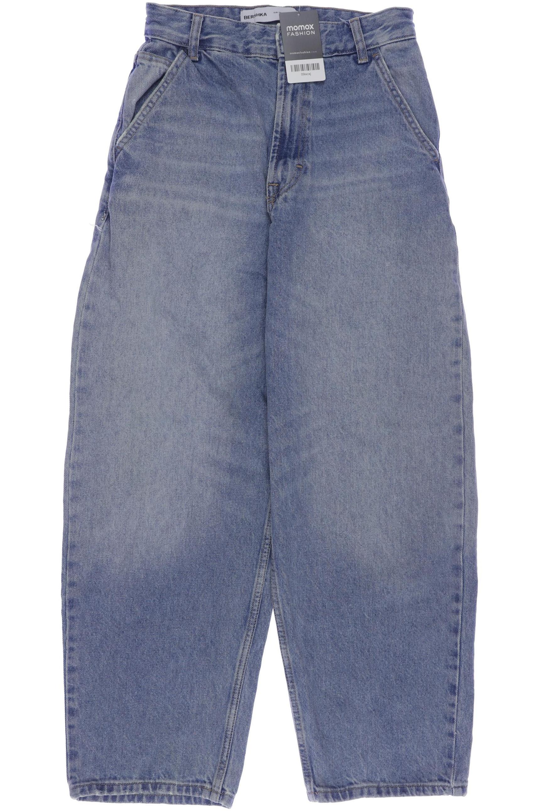 

bershka Damen Jeans, blau, Gr. 32