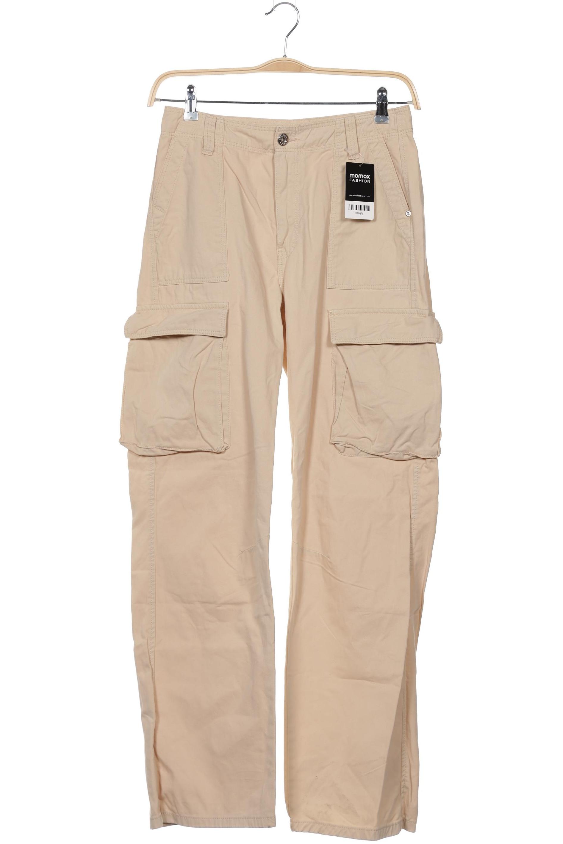 

bershka Damen Jeans, beige, Gr. 38