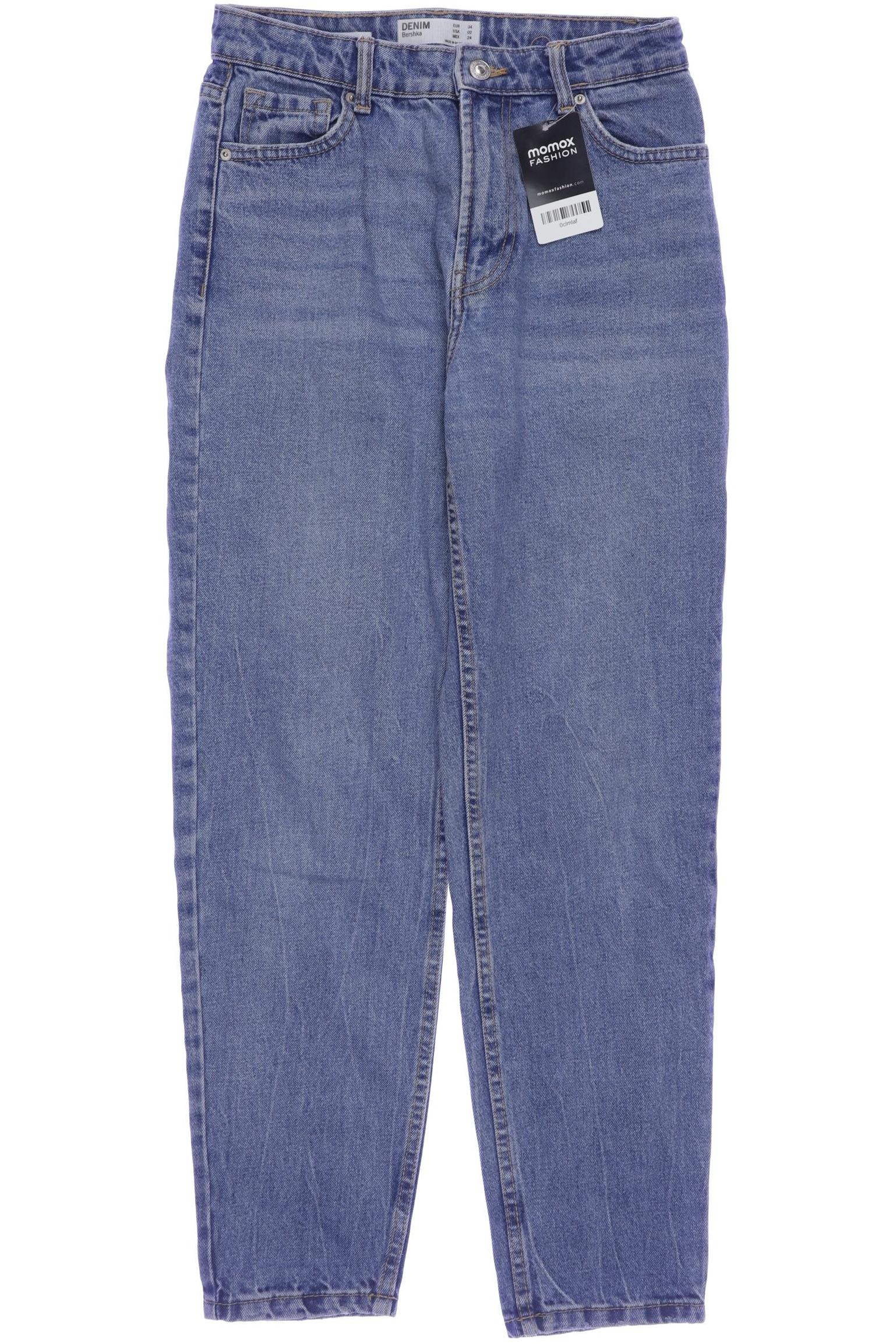 

bershka Damen Jeans, blau, Gr. 34