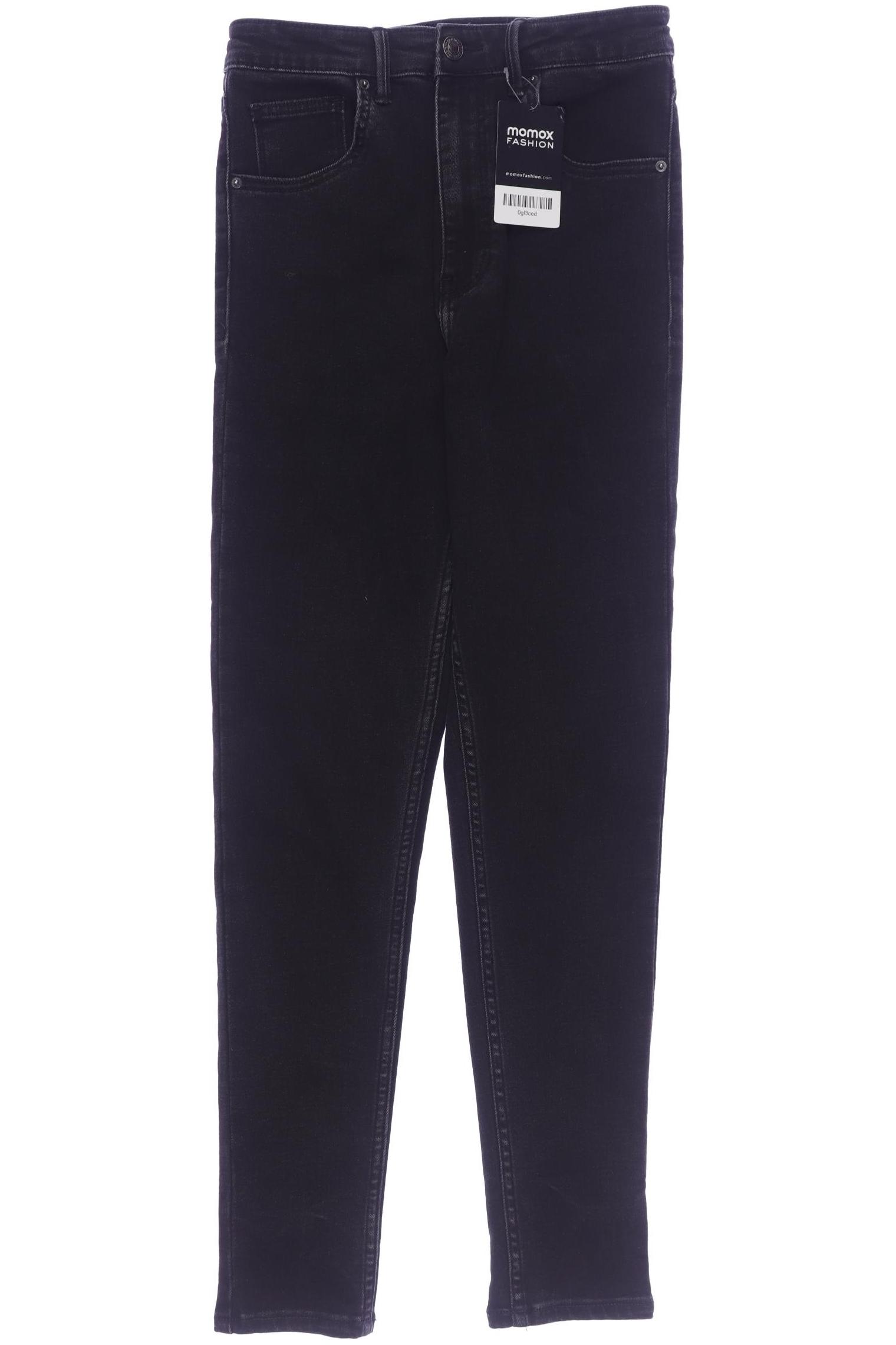 

bershka Damen Jeans, schwarz, Gr. 38